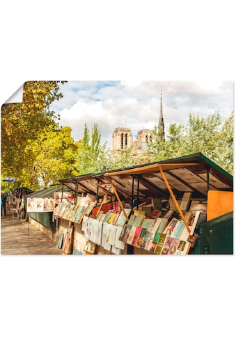 Artland Wandbild »Paris Büchermarkt«, Frankreich, (1 St.) kaufen