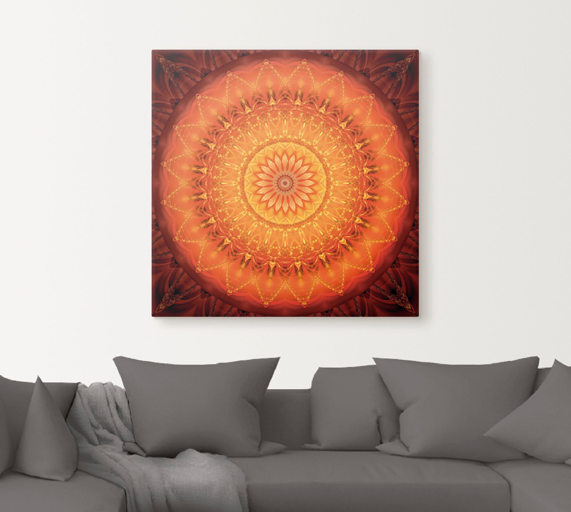 Artland Wandbild »Mandala Energie 1« Muster 1 Stk. tlg. als Leinwandbild, Poster in verschied. Größen