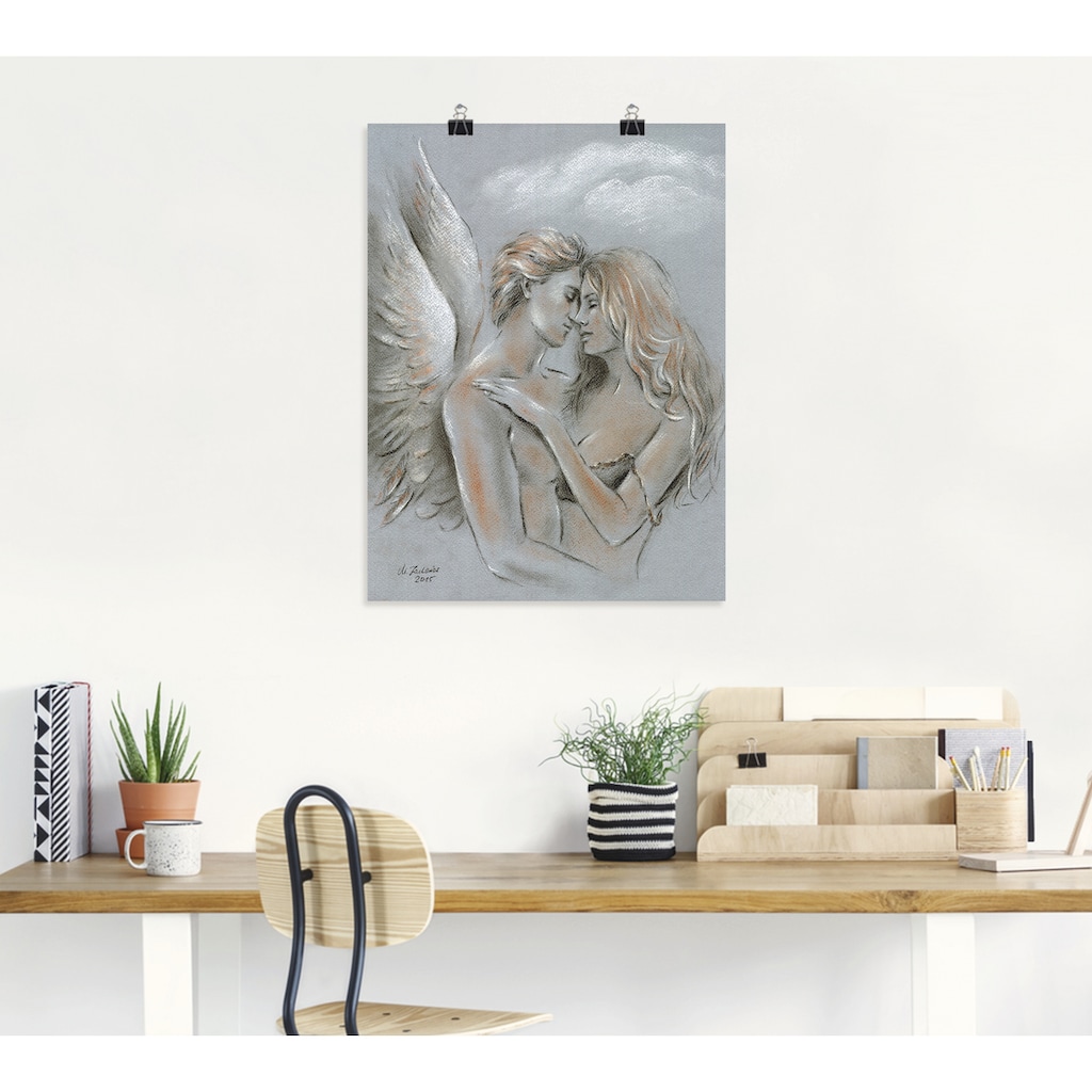 Artland Wandbild »Engel auf Erden«, klassische Fantasie, (1 St.)