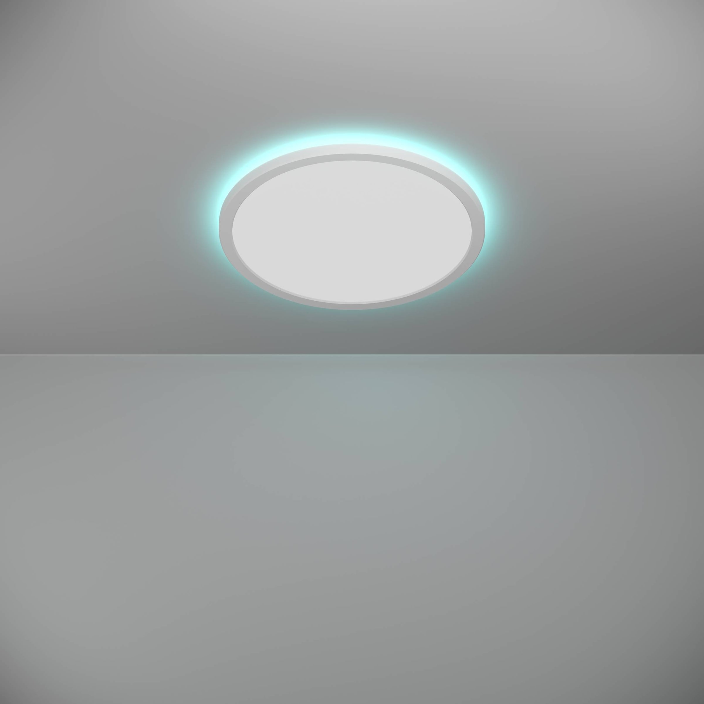 EGLO Deckenleuchte »Rovito-Z Deckenlampe, ZigBee 3.0, Kunststoff, Badezimmerlampe, IP44« LED-Modul 1 Stk. Kaltweiß | RGB Wand-/Deckenleuchte - H3 x Ø38,9 cm - weiß - 18,5W inkl.