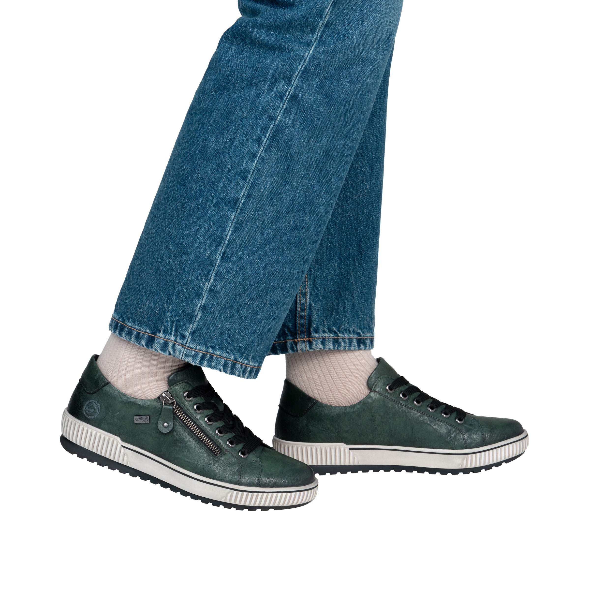 Remonte Sneaker  Schnürschuh, Halbschuh, Freizeitsneaker mit Reißverschluss