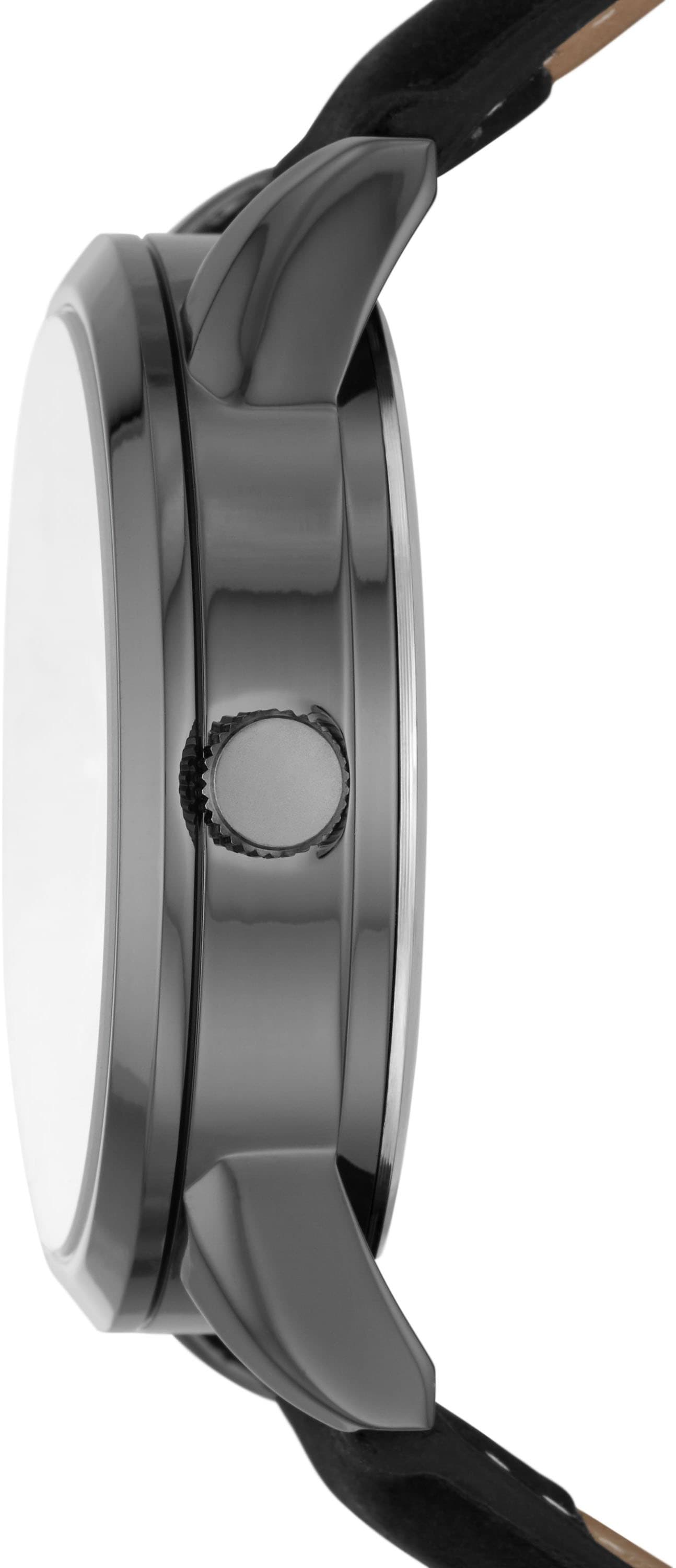 Skechers Quarzuhr, (Set, 5 tlg., mit 4 Schmuckarmbändern), Armbanduhr, Herrenuhr, analog, Leuchtindizes, Geschenkidee