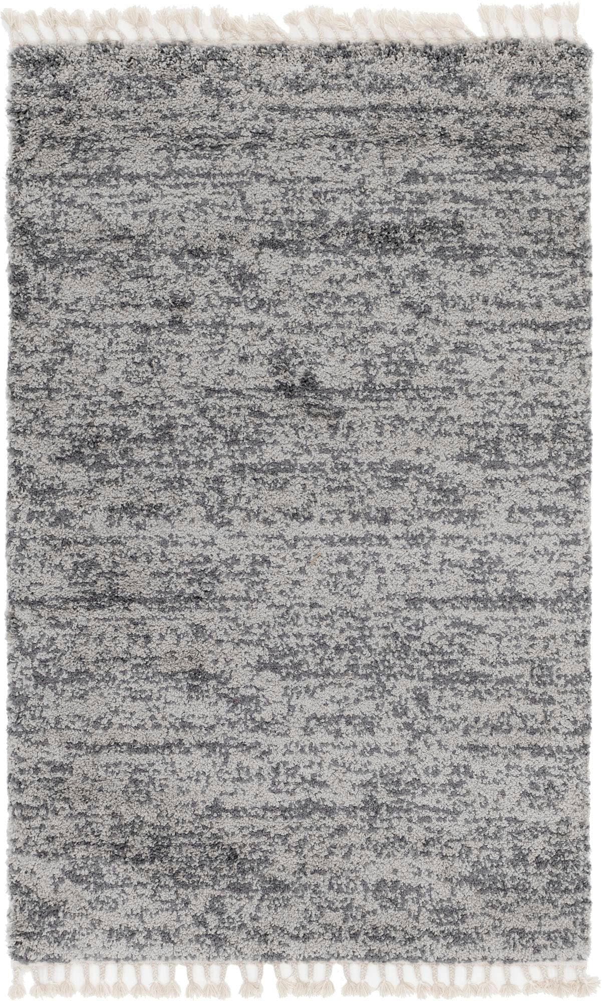 Myflair Möbel & Accessoires Hochflor-Teppich »Top Shag Lagerräumung«, rechteckig, 32 mm Höhe, gewebt, melierte Optik, weich & kuschelig, mit Fransen
