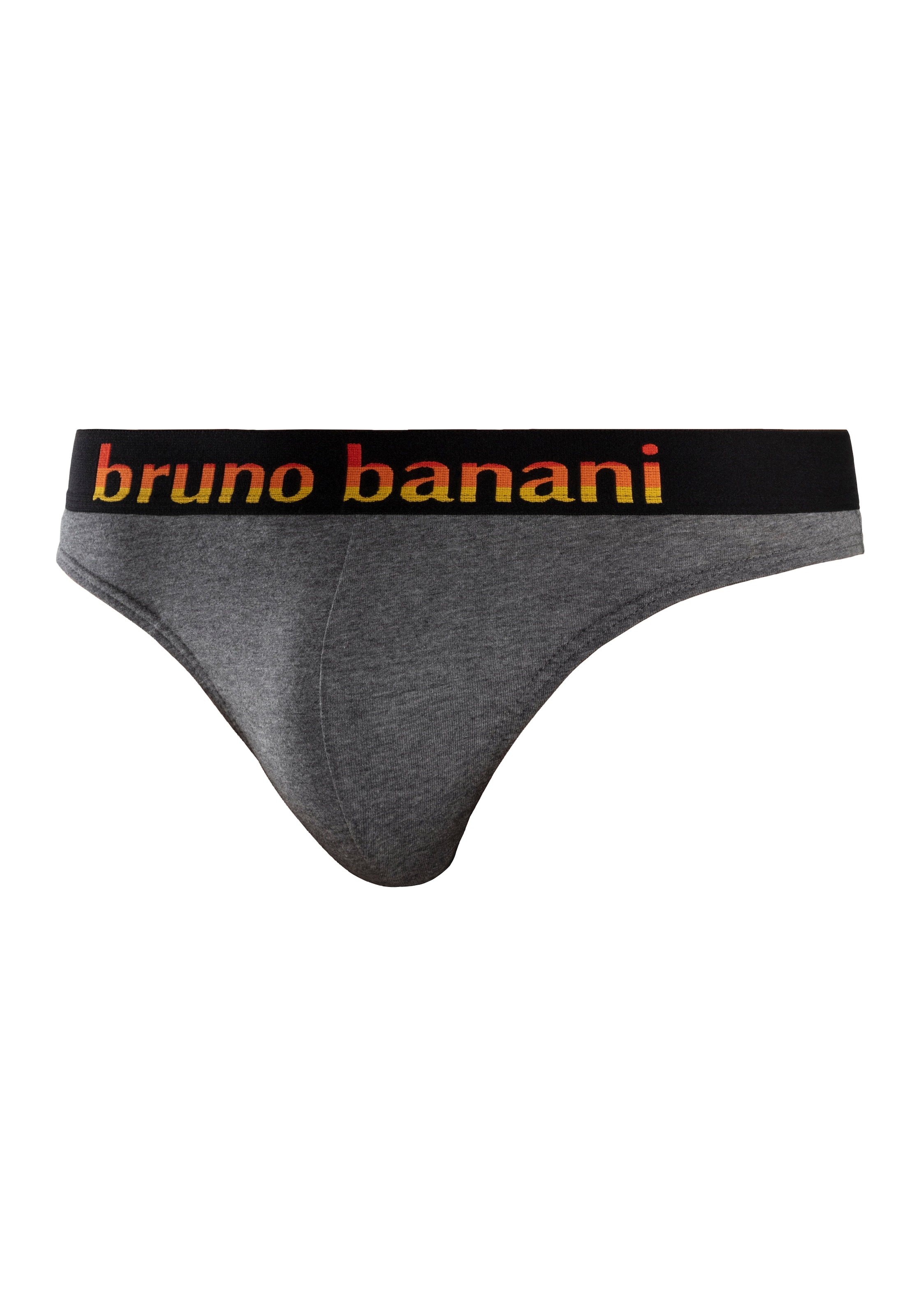 Bruno Banani String, (Packung, 5 St.), mit Streifen Logo Webbund