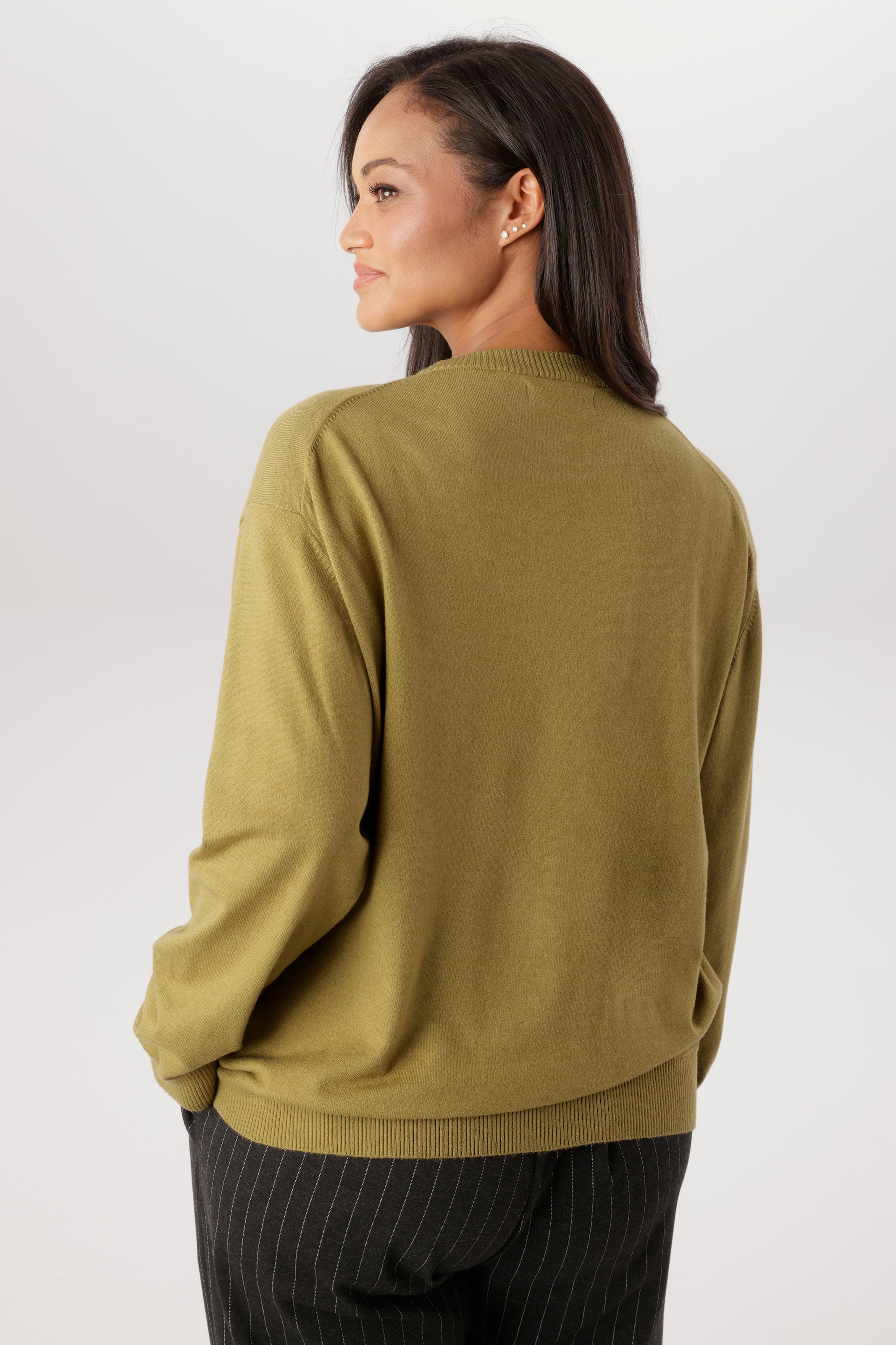 Aniston PLUS Rundhalspullover aus weicher Viskosemischung - NEUE KOLLEKTION