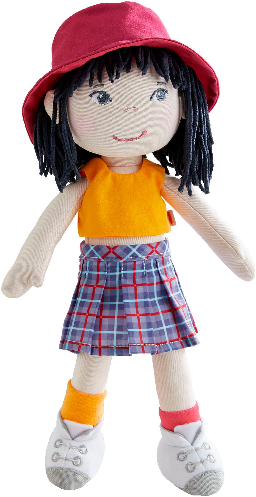 Haba Stoffpuppe »Yuki«, Mit Top, Sweatjacke und Hut