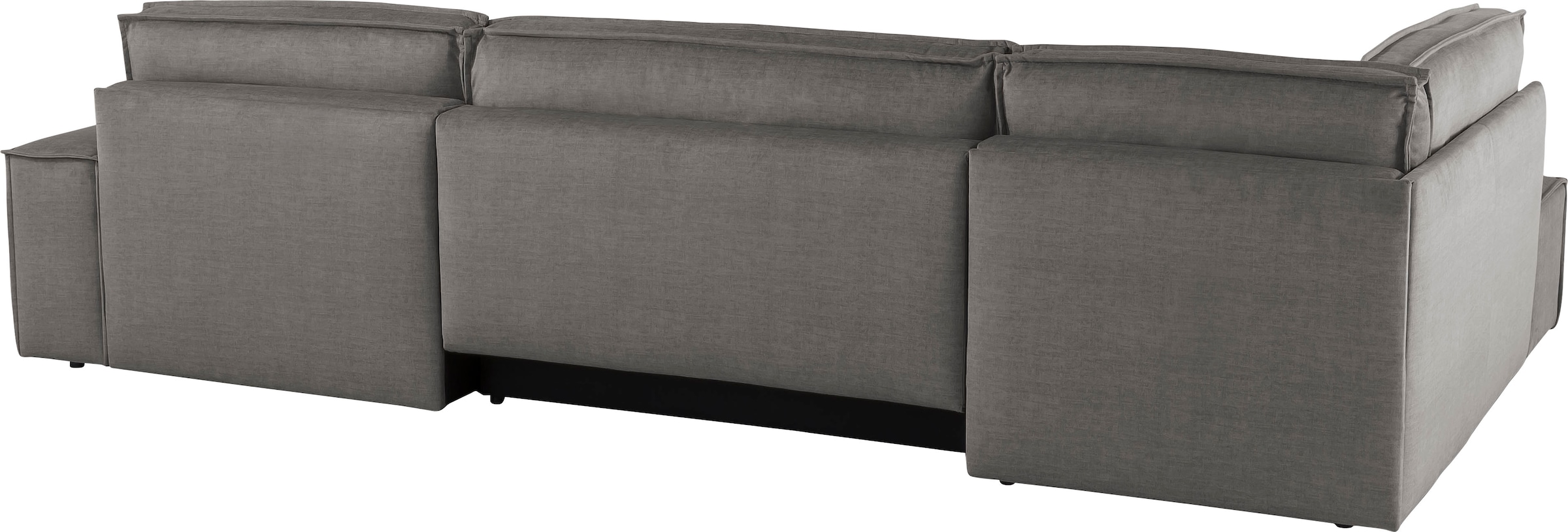 OTTO home Wohnlandschaft »SHERWOOD U-Form, 329 cm - OTTO. Verlässliche Qualität.« Schlaffunktion m. Bettkasten (194x139 cm), Cord, Vintage, Samtvelours