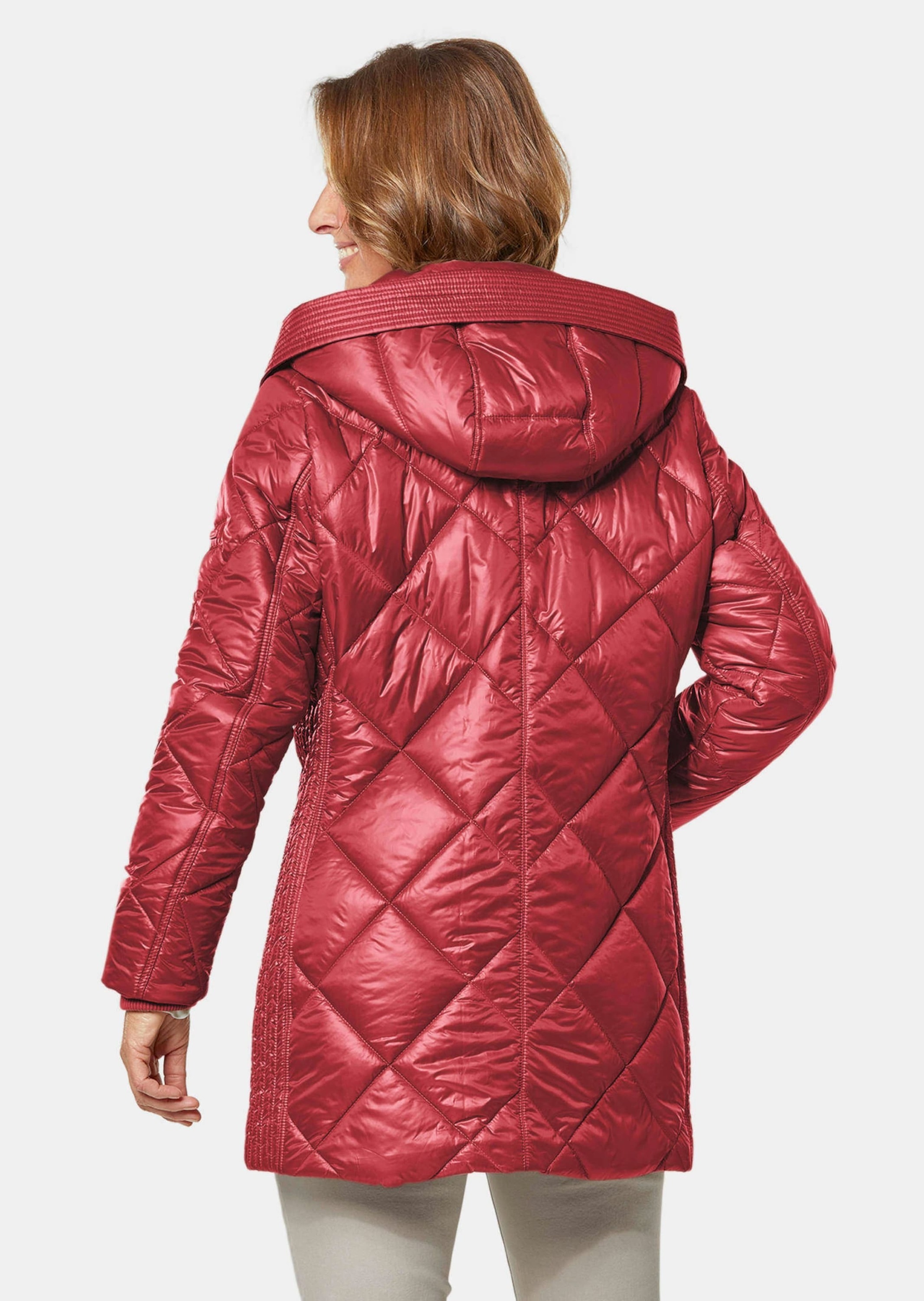 GOLDNER Steppjacke »Longsteppjacke mit hübschem Innenfutter«