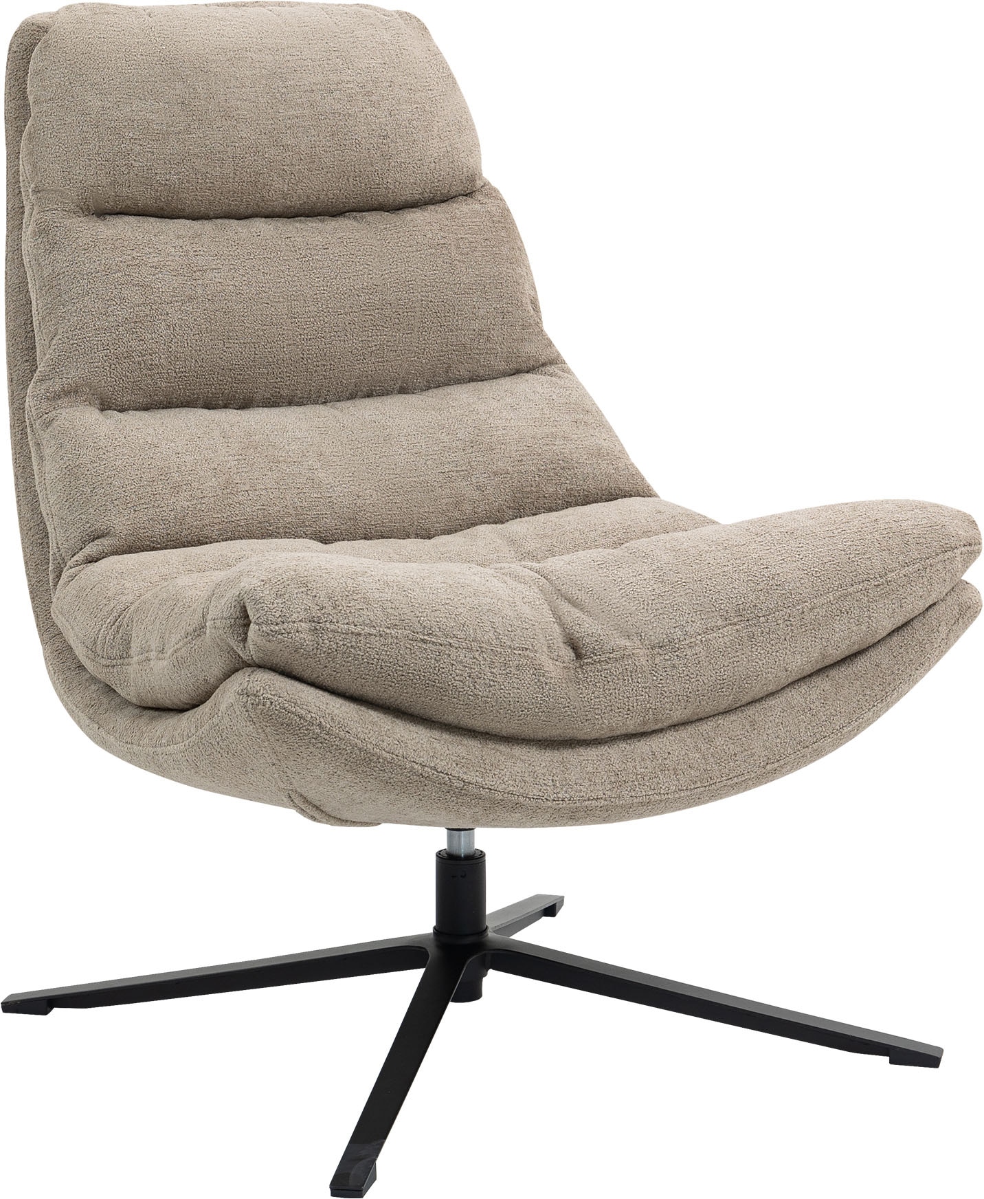 Duo Collection Relaxsessel »Porto« 360° drehbar, doppelte Polsterung, mit Hocker, bis 115 kg belastbar