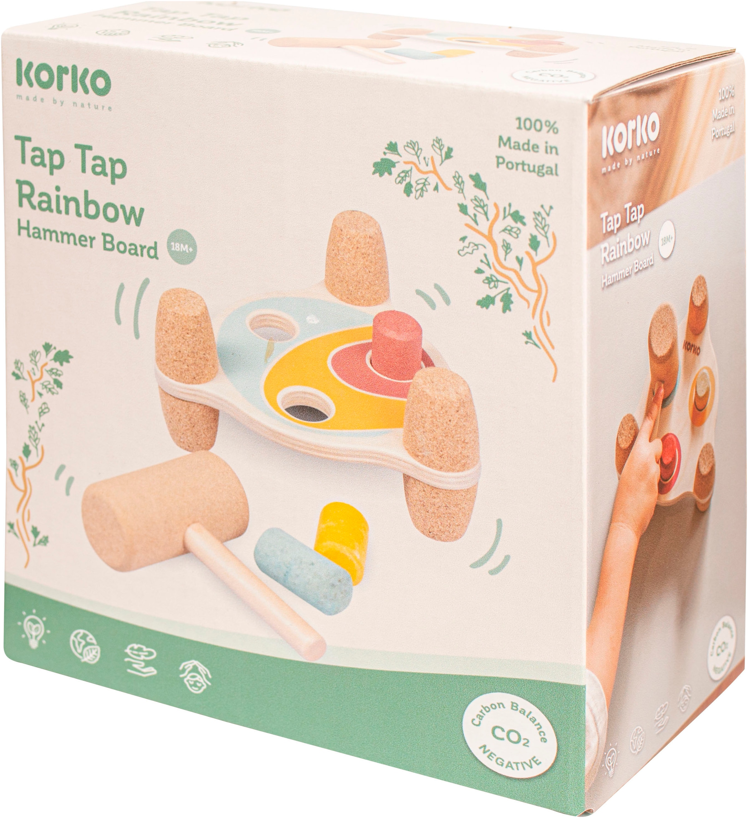 KORKO Klopfbank »Tap Tap Rainbow - Hammerbank« Made in Europe