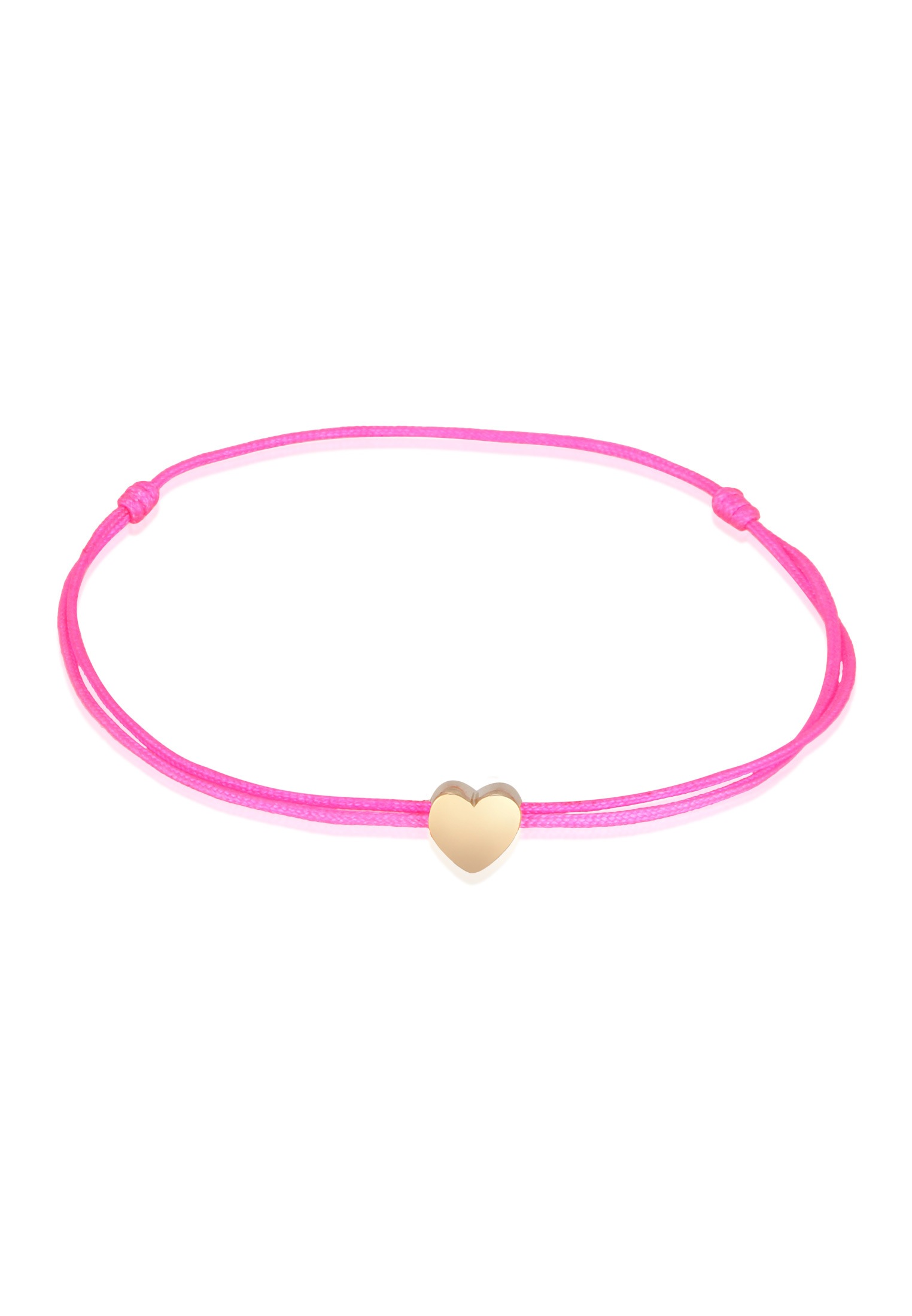Elli Armkette »Armband Herz Liebe Textil Romantik 925 Silber«