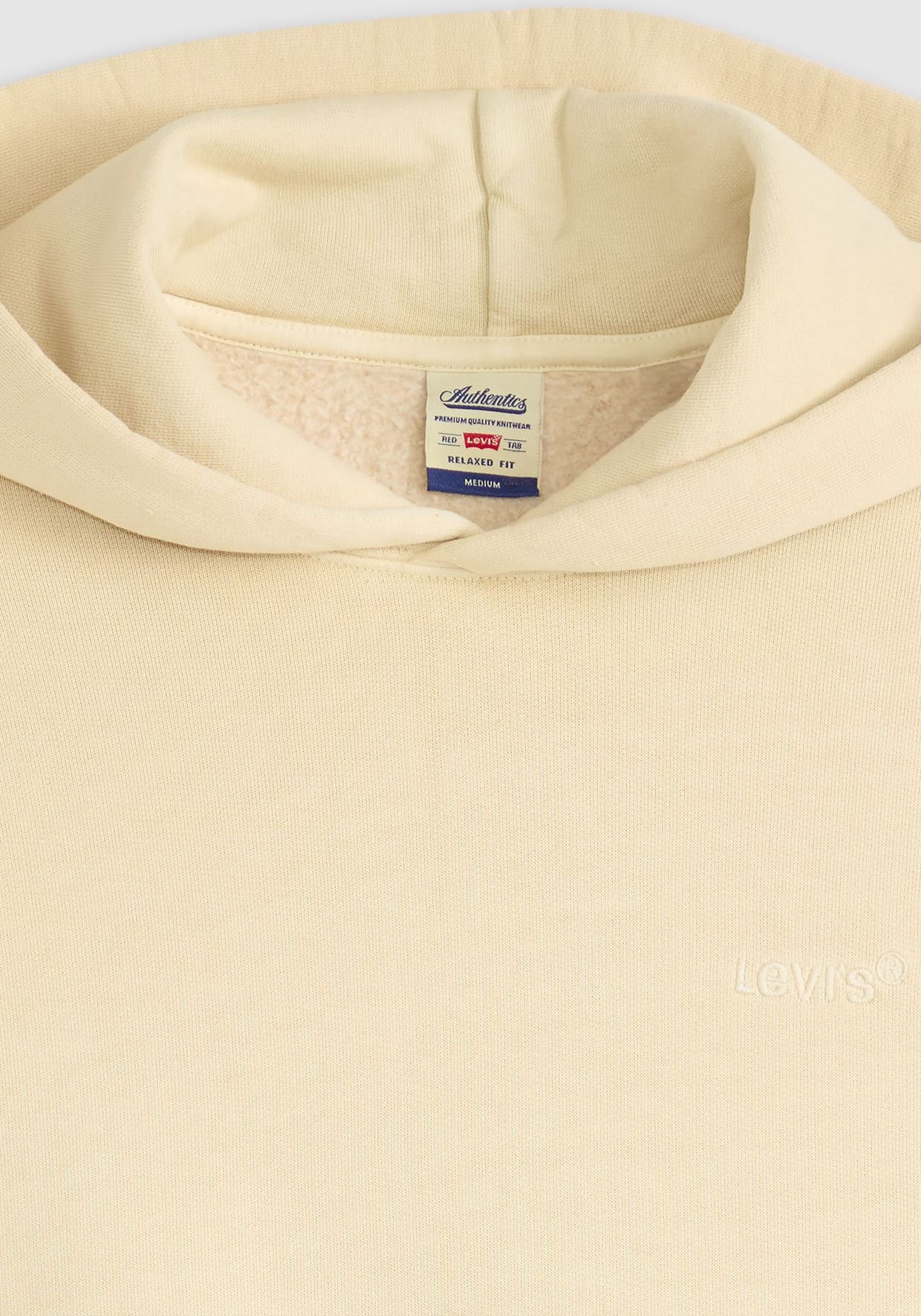 Levi's® Hoodie »THE AUTHENTIC HOODIE«, mit kleiner Ton-in-Ton Logostickerei auf der Brust