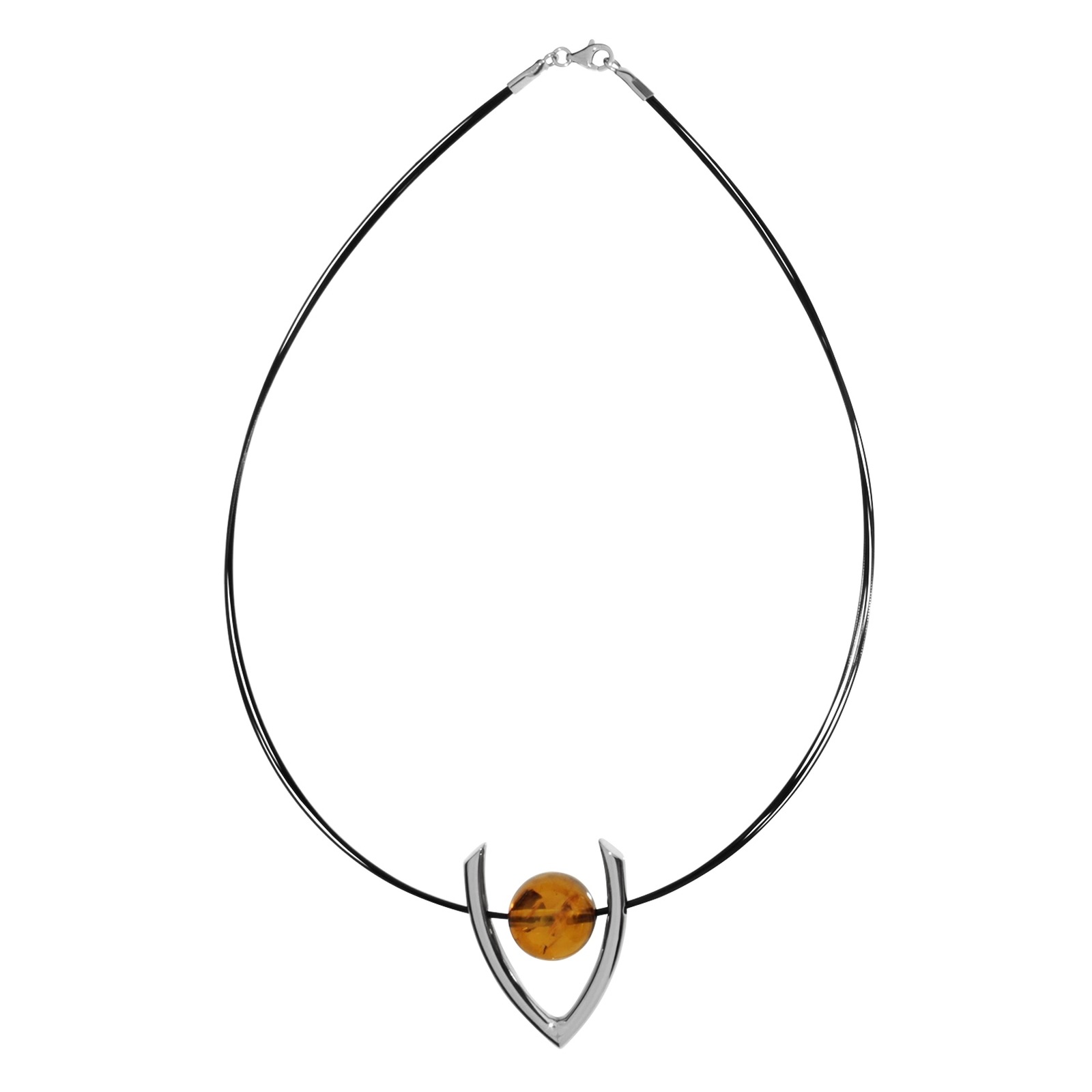 OSTSEE-SCHMUCK Collier »- Bernsteinkugel 16 mm - Bernstein -,«