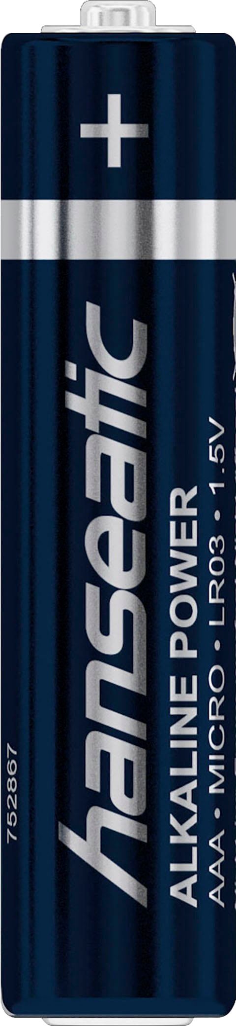 Hanseatic Batterie »60 Stck Alkaline Power, AAA Micro«, LR03, (Spar-Set, 60 St.)