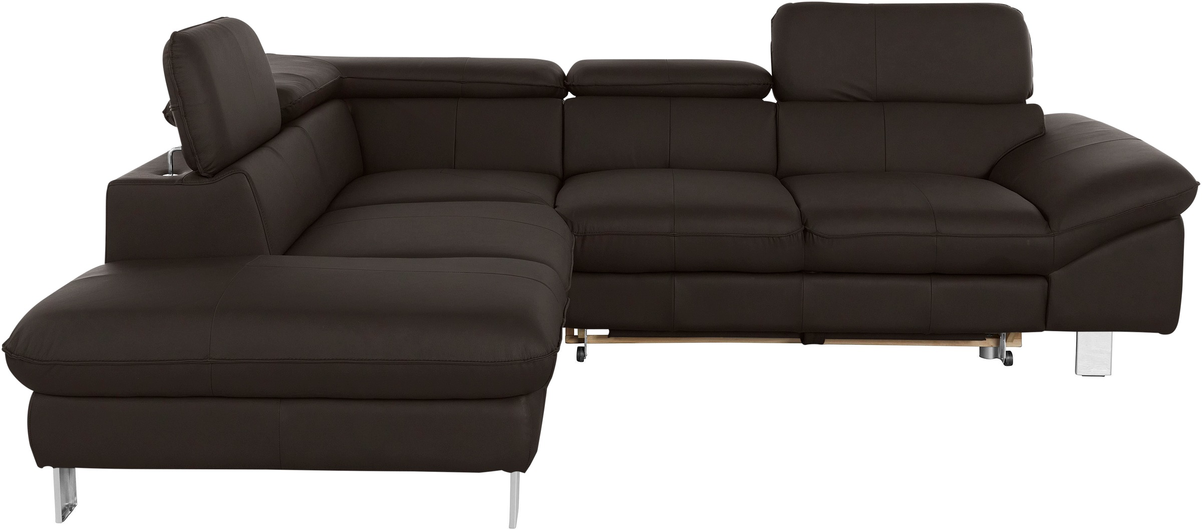 COTTA Ecksofa »Driver L-Form«, mit Kopfteilverstellung, wahlweise mit Bettfunktion & Bettkasten