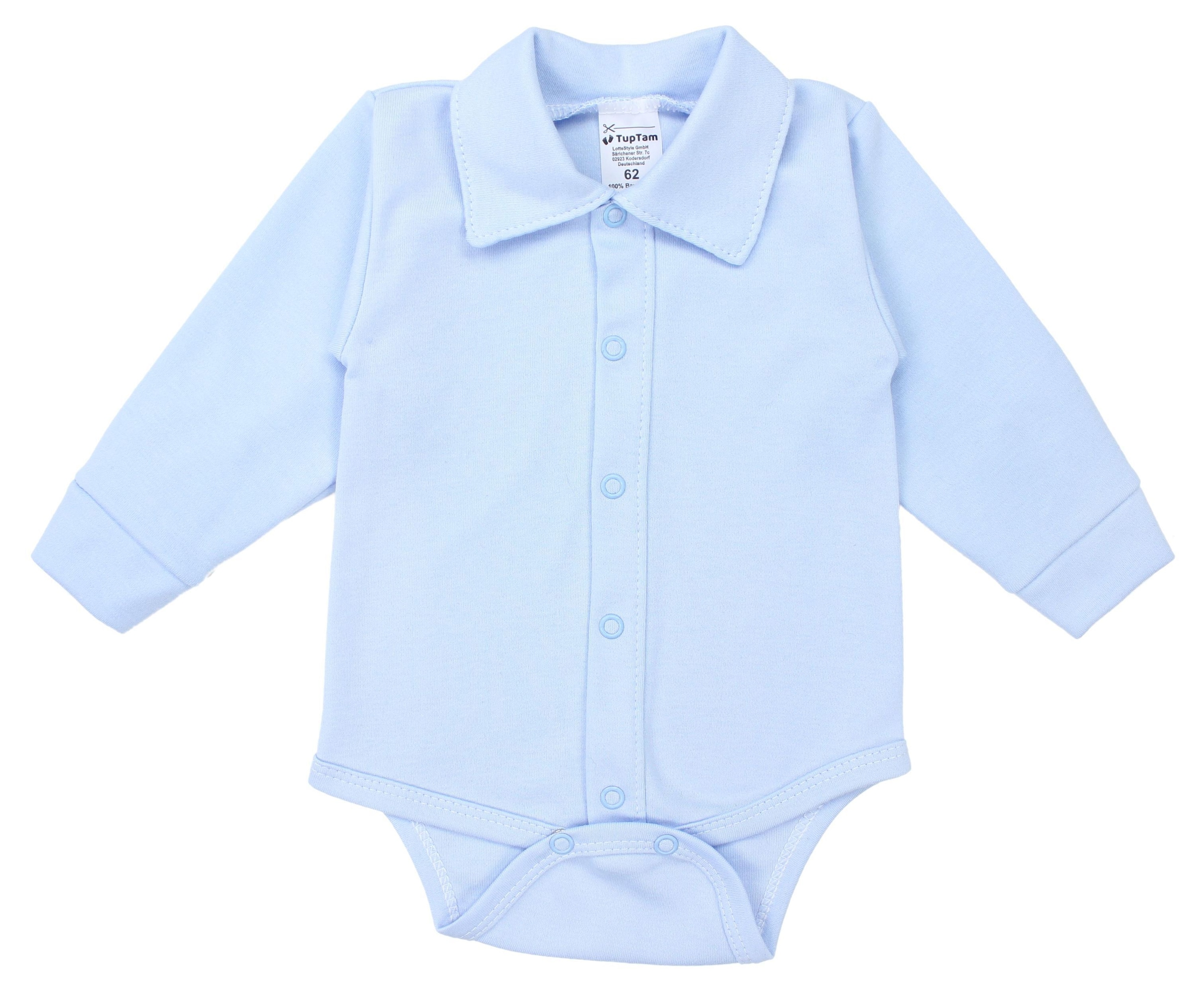 TupTam Body »Body Baby Jungen Langarm Kurzarm Body mit Kragen«