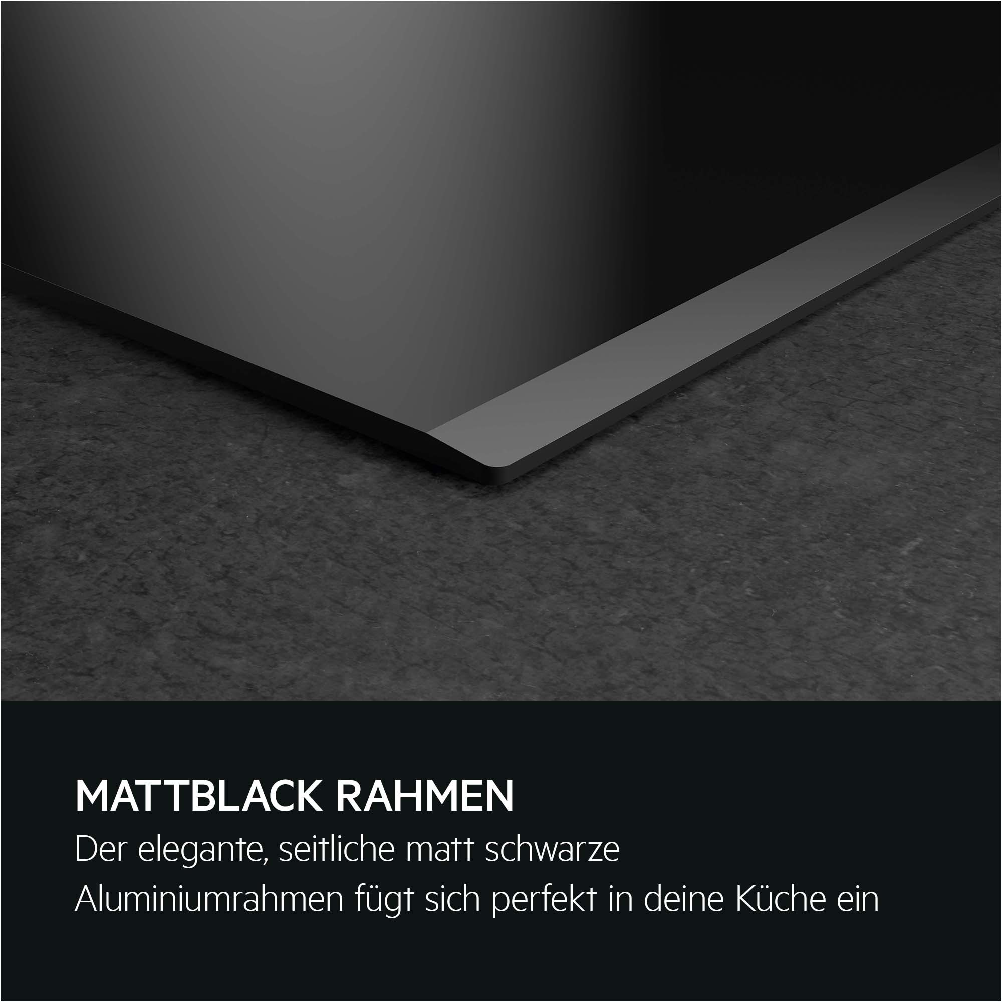 AEG Induktions-Kochfeld »TII84B1FFZ« AEG SaphirMatt® 10× Kratzresistenz & Anti‑Fingerprint, Made in Germany