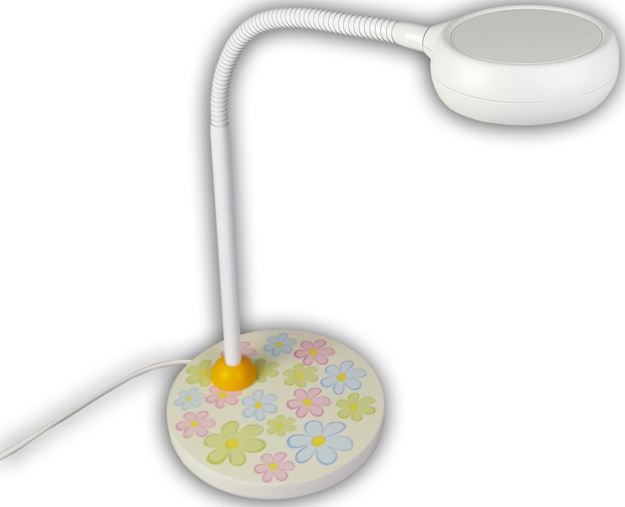 niermann LED Tischleuchte »Bunte Blumen«, 1 flammig, Leuchtmittel GX53 | LED wechselbar, Tischleuchte Bunte Blumen
