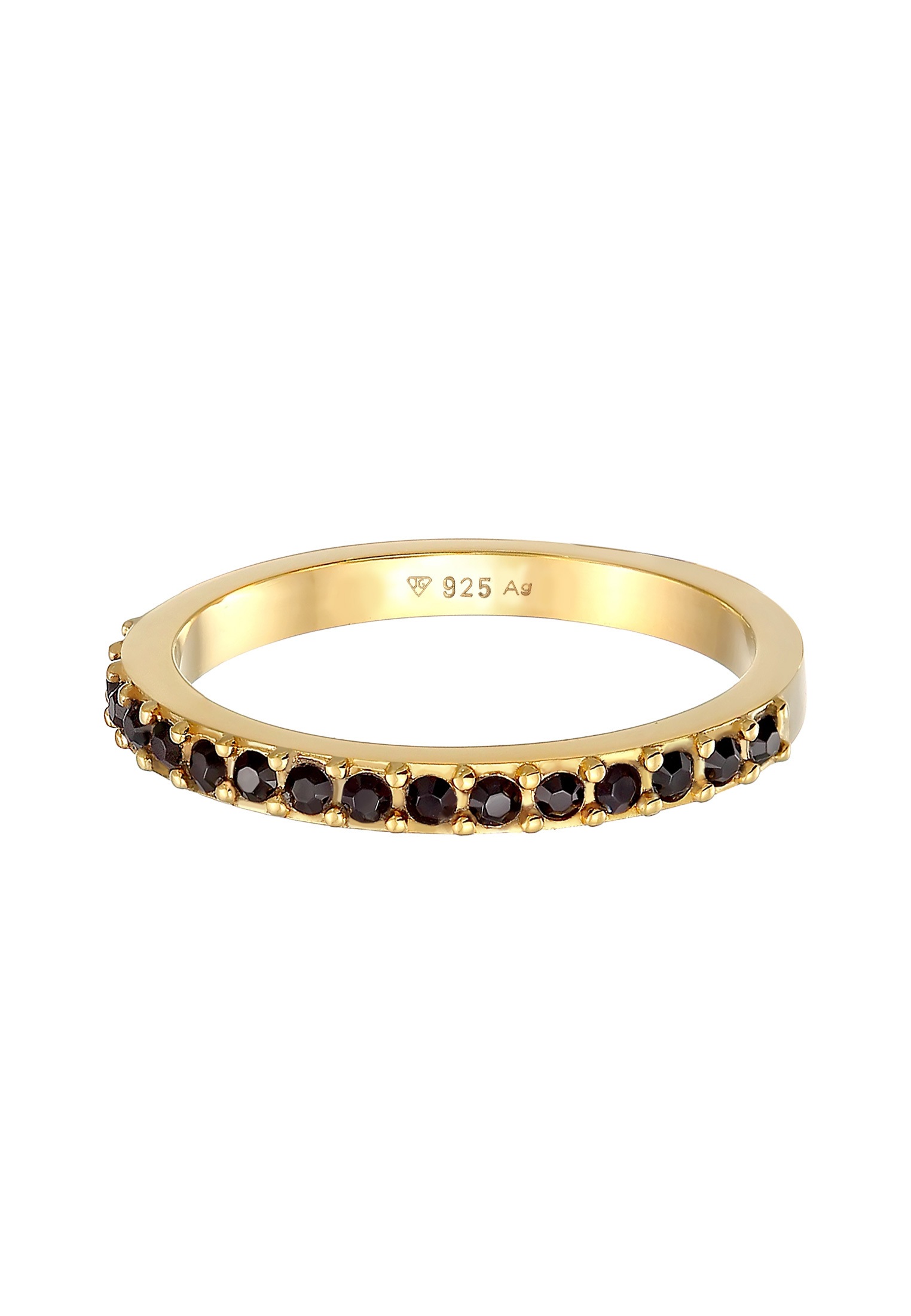 Elli Silberring »Ring Bandring Memoire Kristalle 925 Silber«