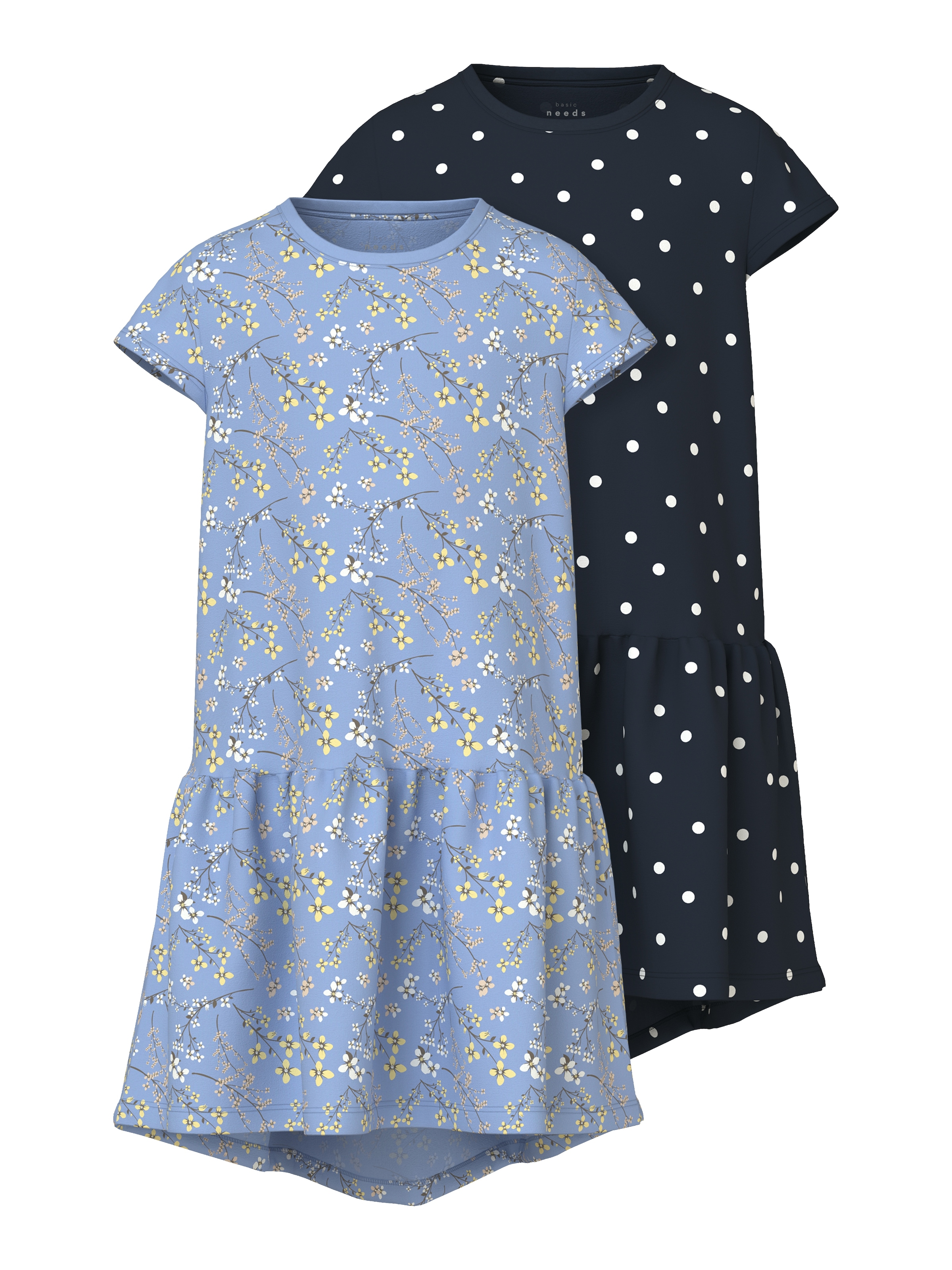 Name It Minikleid »NKFVIGGA 2P CAPSL DRESS«, (Packung, 2 tlg.)