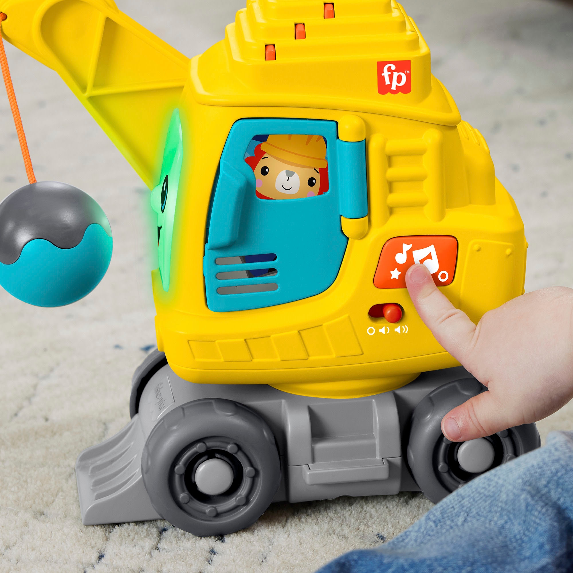 Fisher-Price® Lernspielzeug »Zählen&Stapeln Kran«, mit Sound