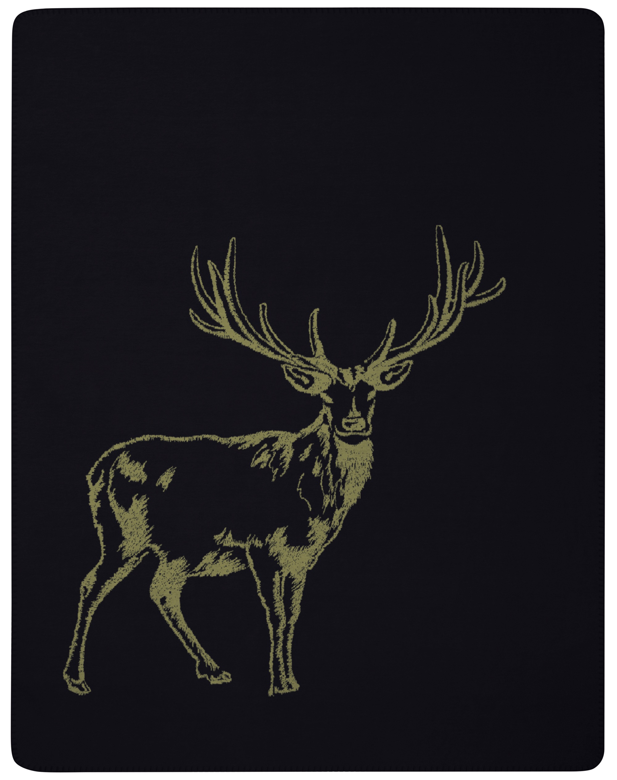 Biederlack Wohndecke »Deer« mit Zierstich
