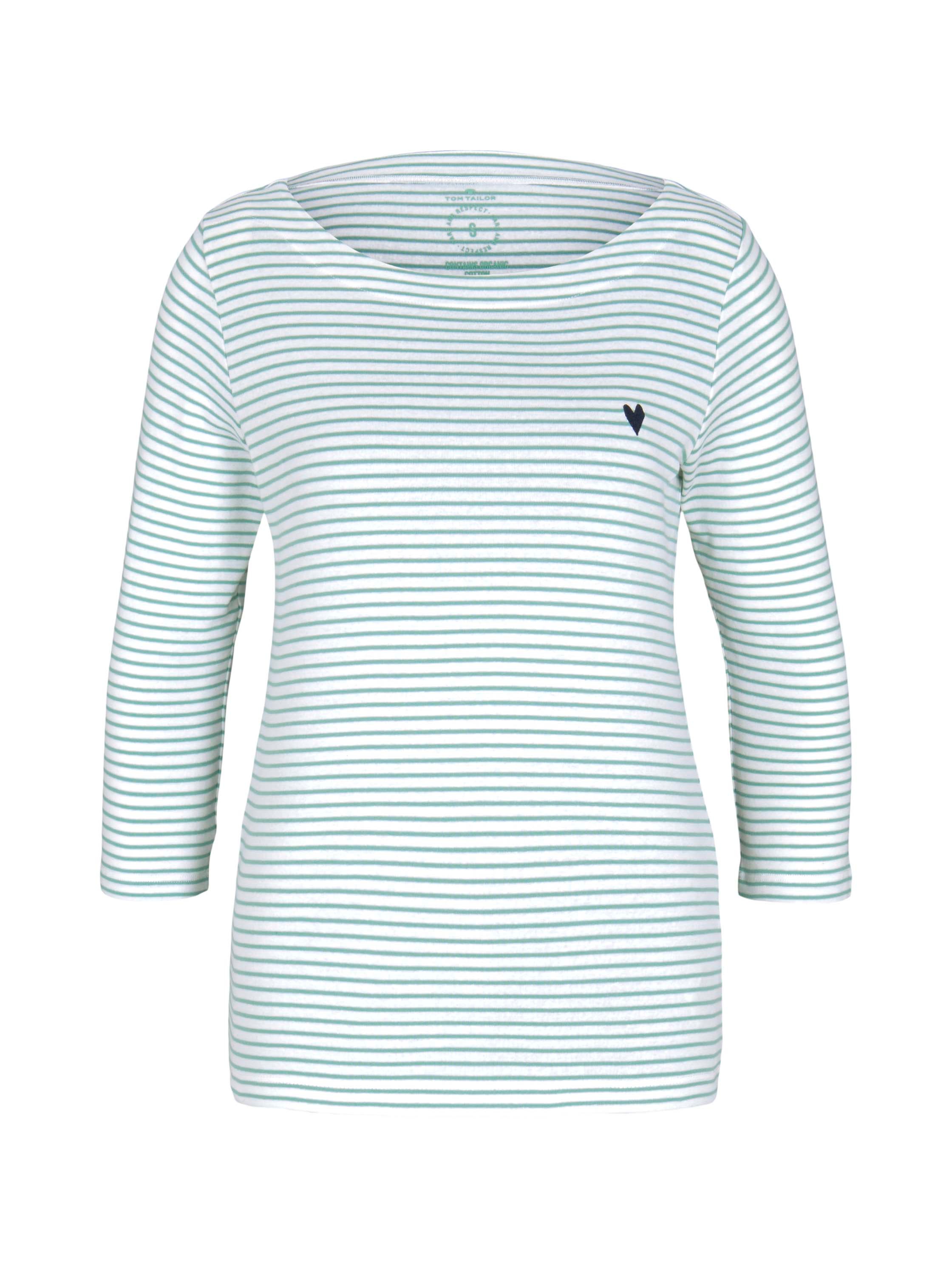 TOM TAILOR 3/4-Arm-Shirt mit Streifenmuster