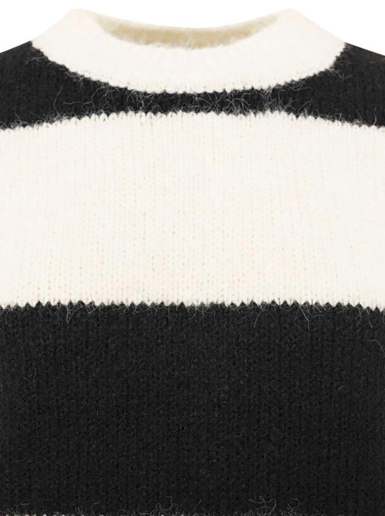 Zwillingsherz Strickpullover »"Blockstreifen"« Rundhalsausschnitt,  mit breiten Streifen und Wollanteil