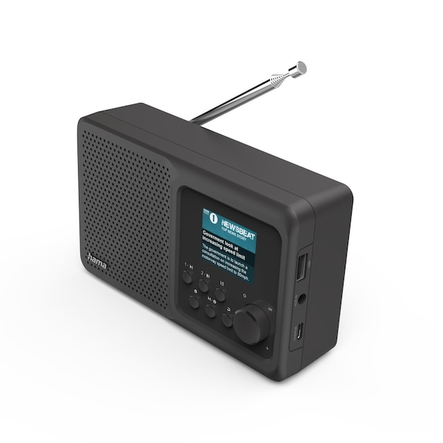 Hama Digitalradio (DAB+) »Digitalradio klein (Bluetooth, DAB+, CD, USB,  MP3, AUX, tragbar, Akku)«, (Bluetooth Digitalradio (DAB+)-Internetradio)  jetzt bestellen bei OTTO