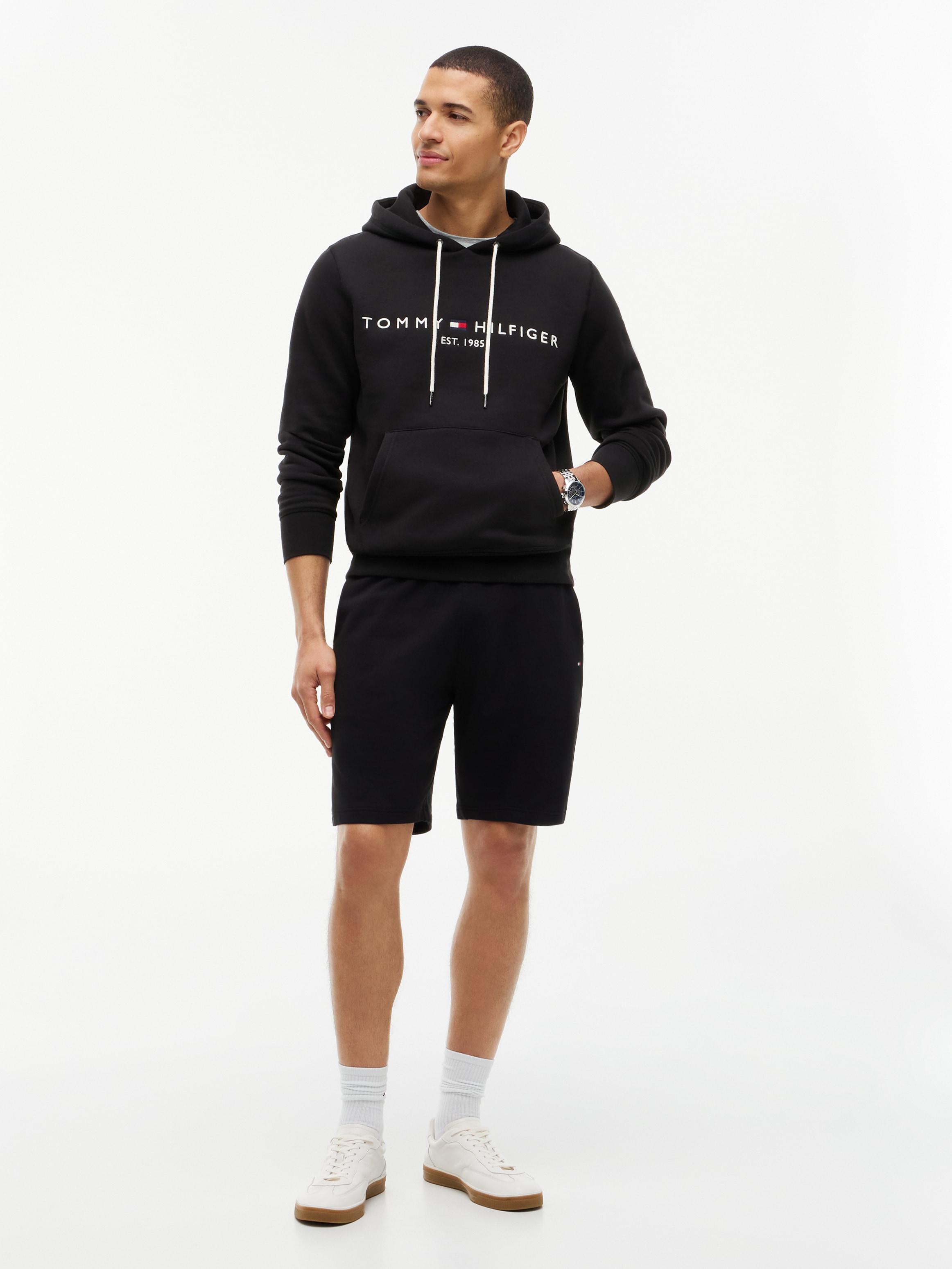 Tommy Hilfiger Kapuzensweatshirt »TOMMY LOGO HOODY«, Baumwoll-Mix
