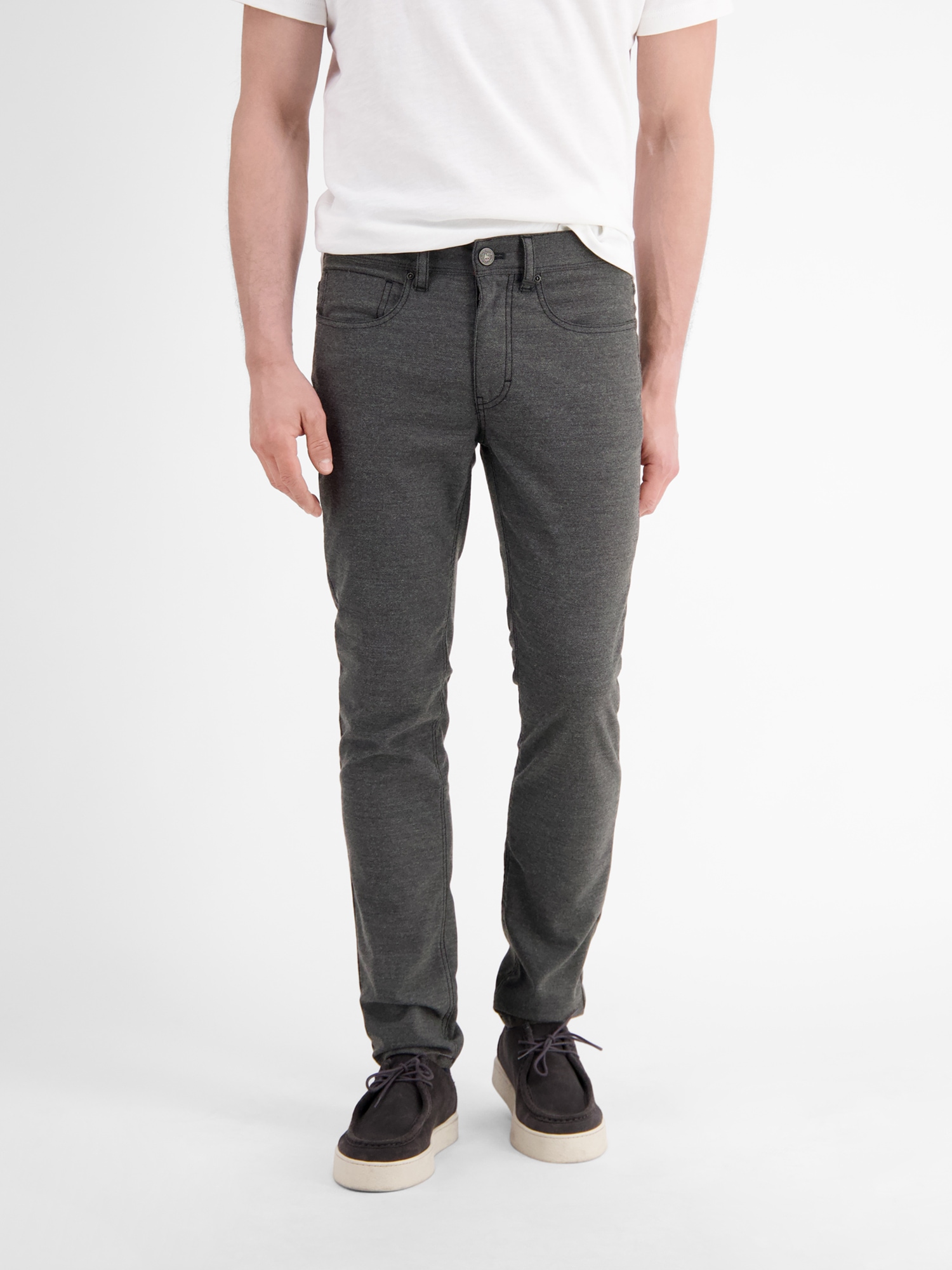 LERROS Chinohose »Herren Hose CONLIN in Wolloptik, SLIM FIT«