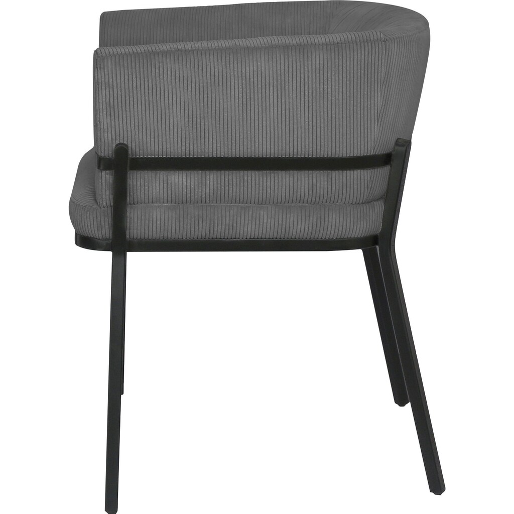 Guido Maria Kretschmer Home&Living Esszimmerstuhl »Fjolla«, 1 St., Cord, zwei Stoffqualitäten, unterschiedliche Farbvarianten, Sitzhöhe 49 cm