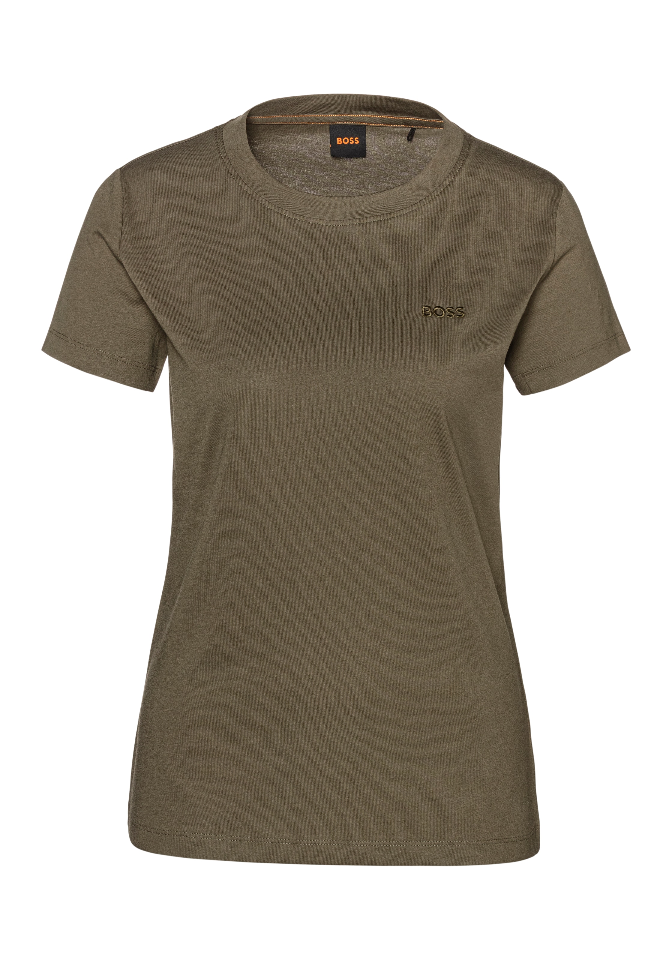 BOSS ORANGE T-Shirt »Esogo Premium Damenmode«, mit Logo