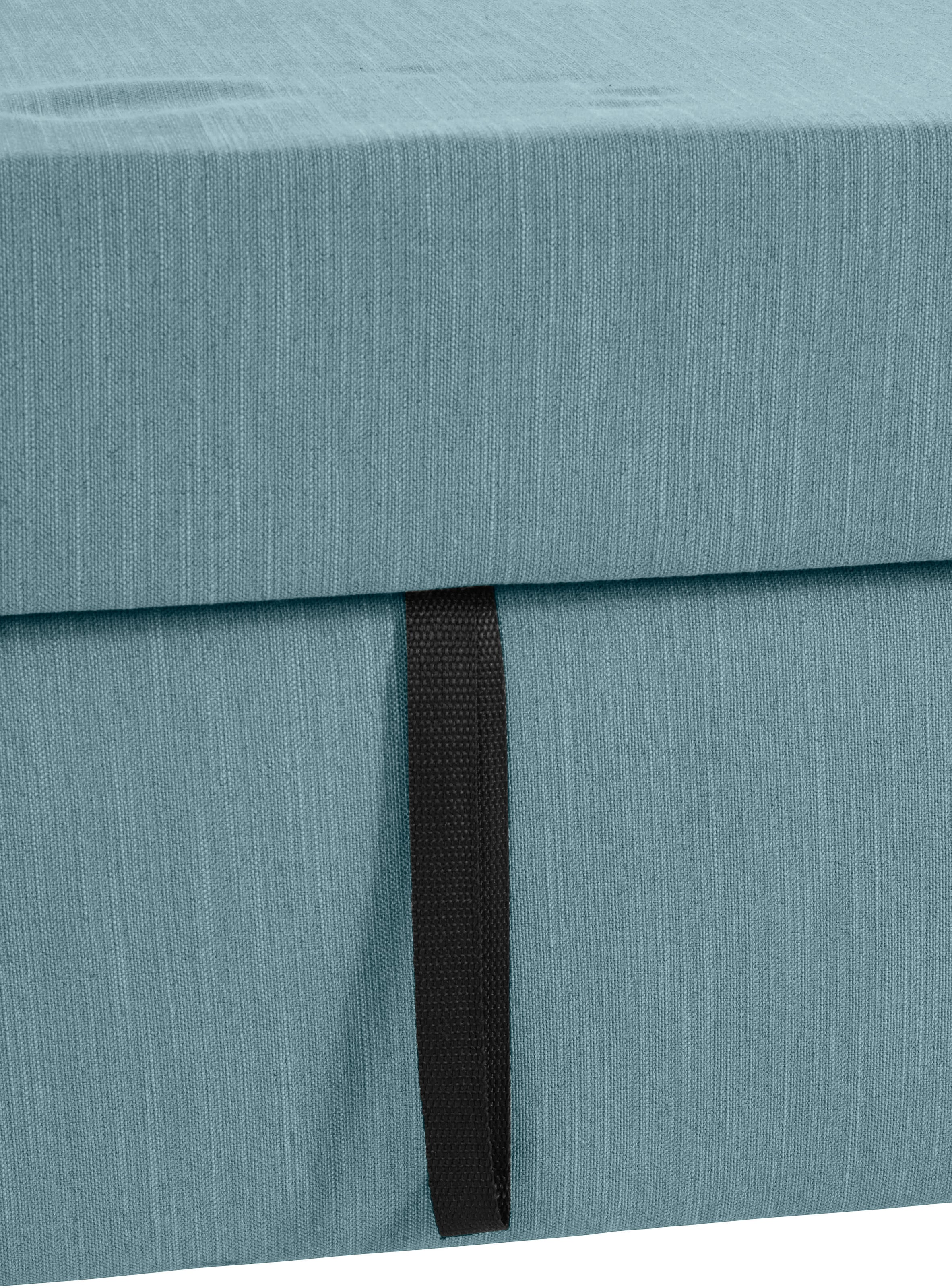 OTTO products Ecksofa »Grazzo, zeitlos und elegant, mit moderner Sitzheftung, L-Form«, hochwertige Stoffe aus recyceltem Material, Steppung im Sitzbereich