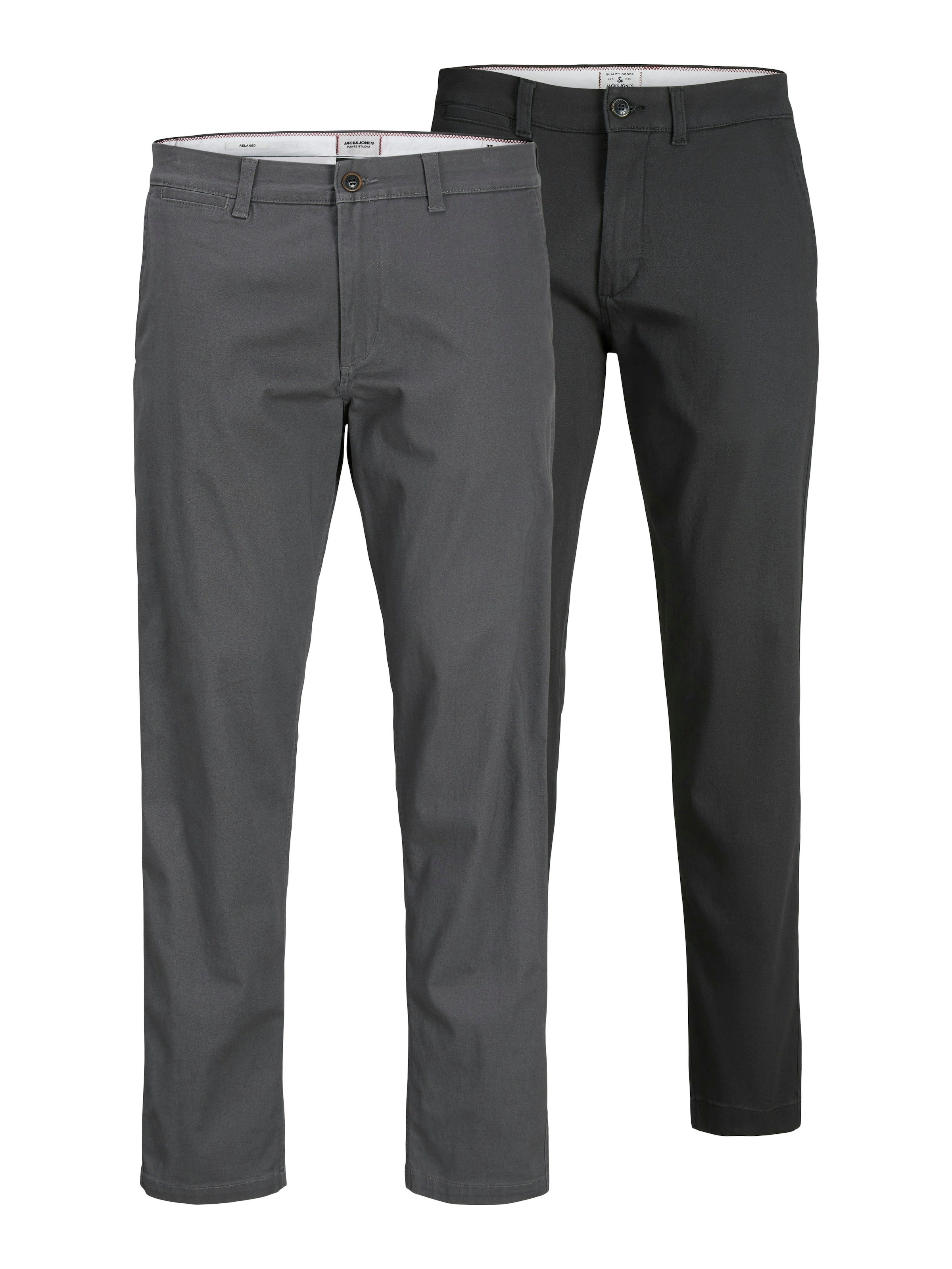 Jack & Jones Chinohose »JPSTKANE DAVE CHINO 2PK MP NOOS«, (Packung, 2 tlg.), In vorgewaschener Qualität