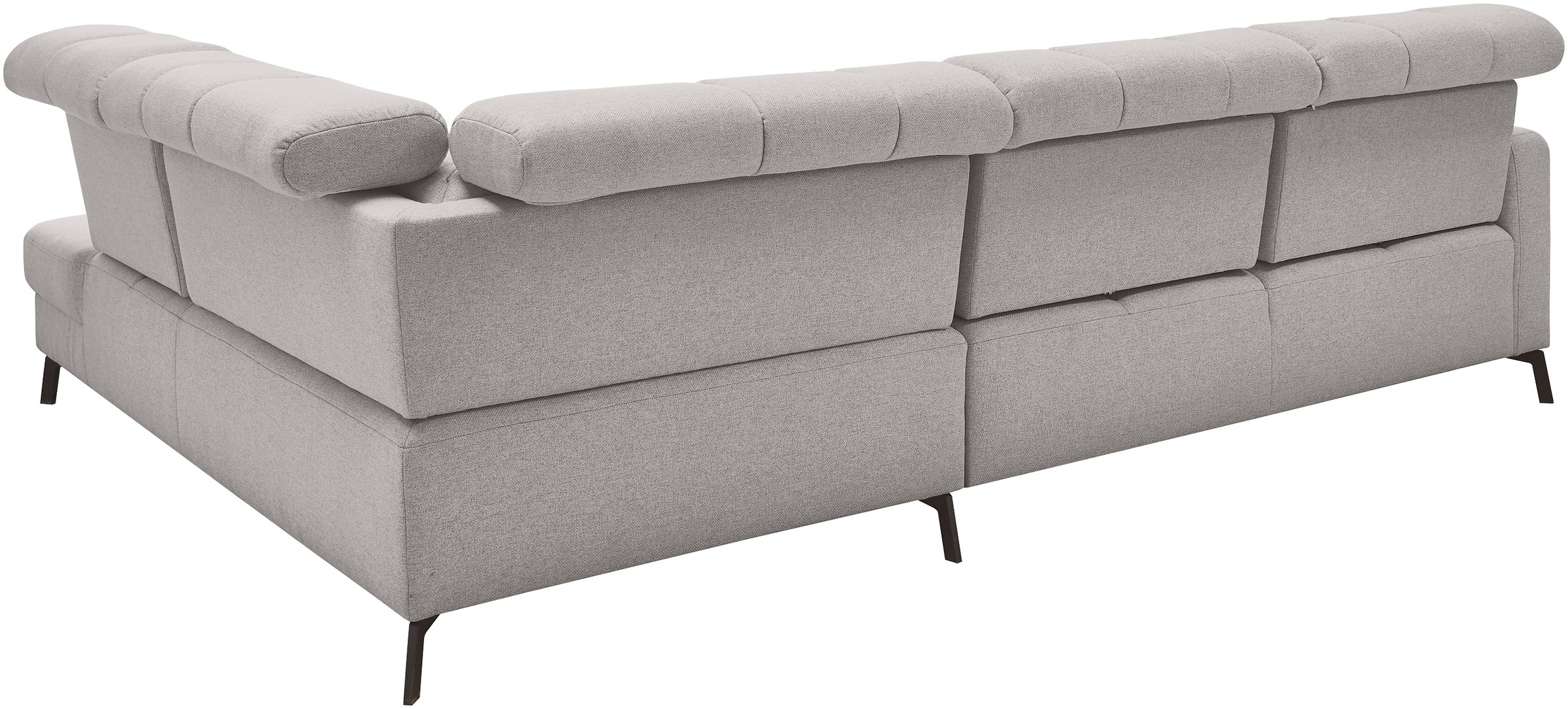 Musterring Ecksofa »MR 4615«, mit Kopf- und Rückenverstellung, Metallfuß schwarz, Maße 272 x 214 cm
