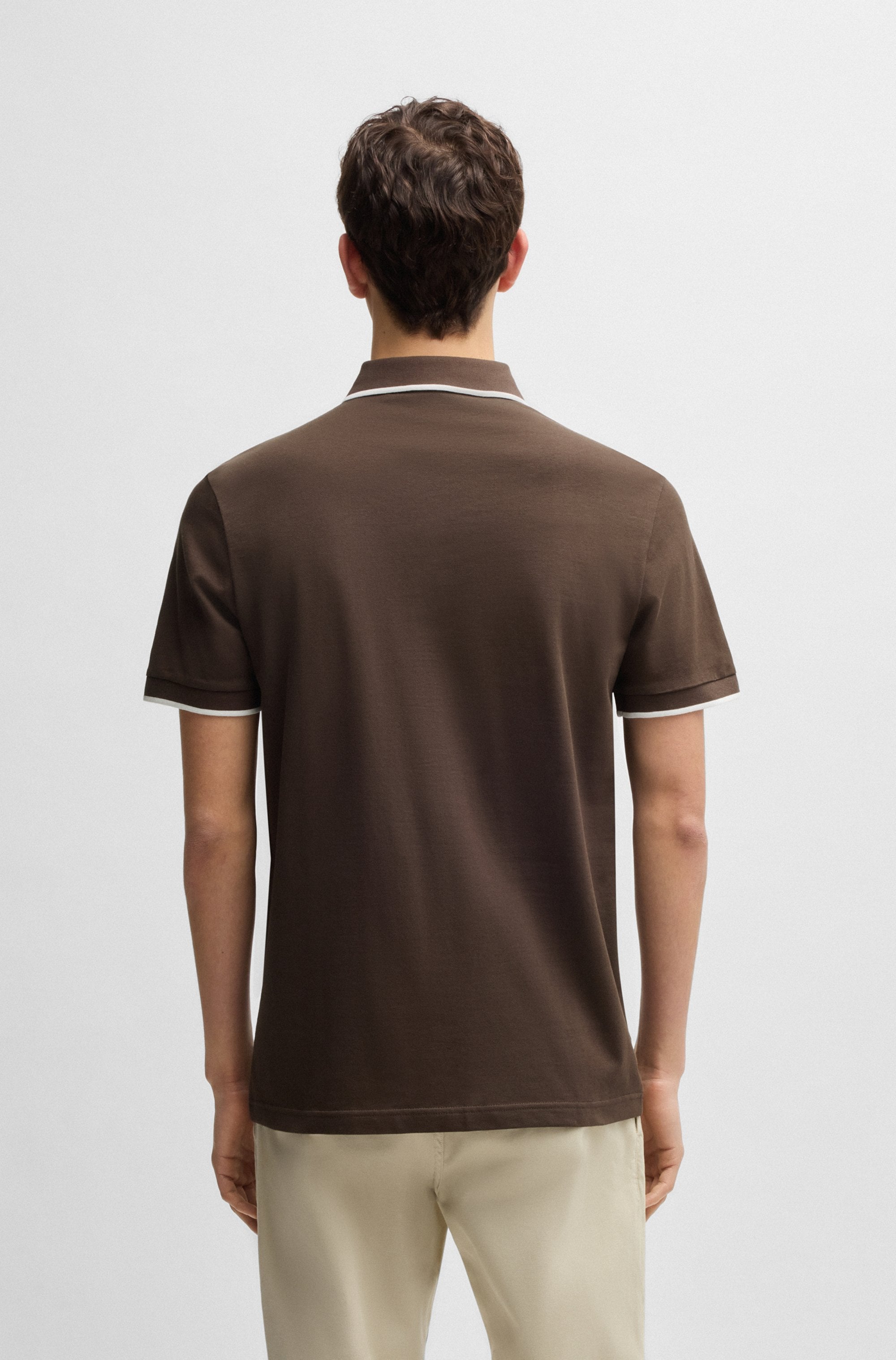 BOSS ORANGE Poloshirt »Passertip«, mit BOSS Logo-Badge