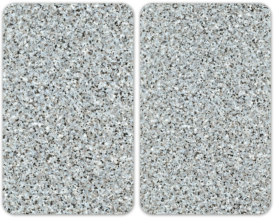 Herd-Abdeckplatte "Universal Granit", Glas Kunststoff, (Set, 2-tlg.)