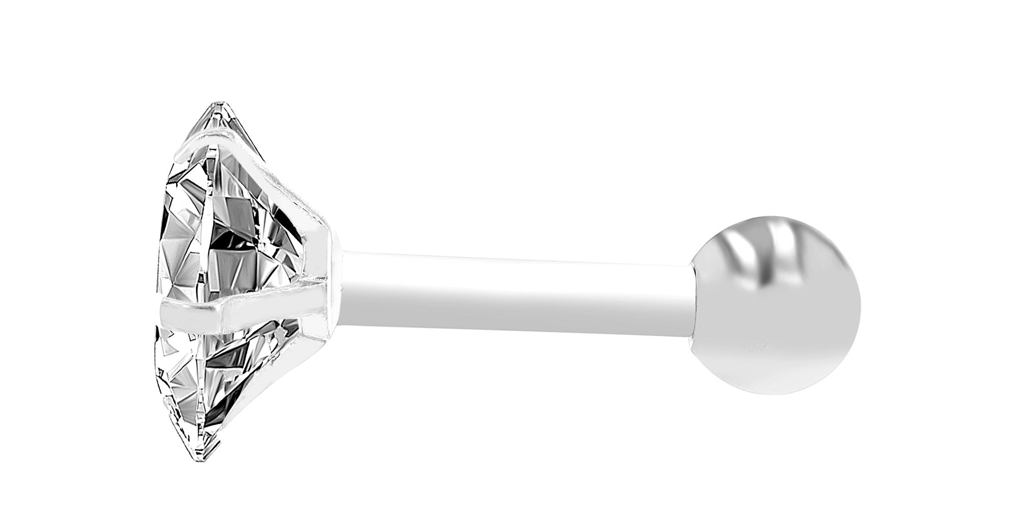 Adelia´s Paar Ohrstecker »Damen Ohrringe ¿ Ohrstecker aus Edelstahl«