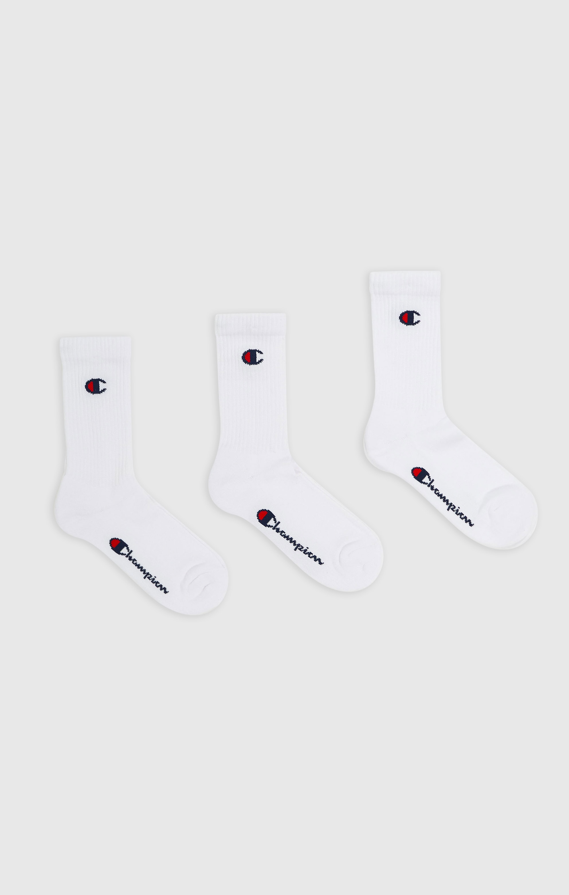 Champion Tennissocken »3 Pack Crew Socks« 3 Paar tlg. für sportive Aktivitäten, sportlicher Stil, elastische Passform