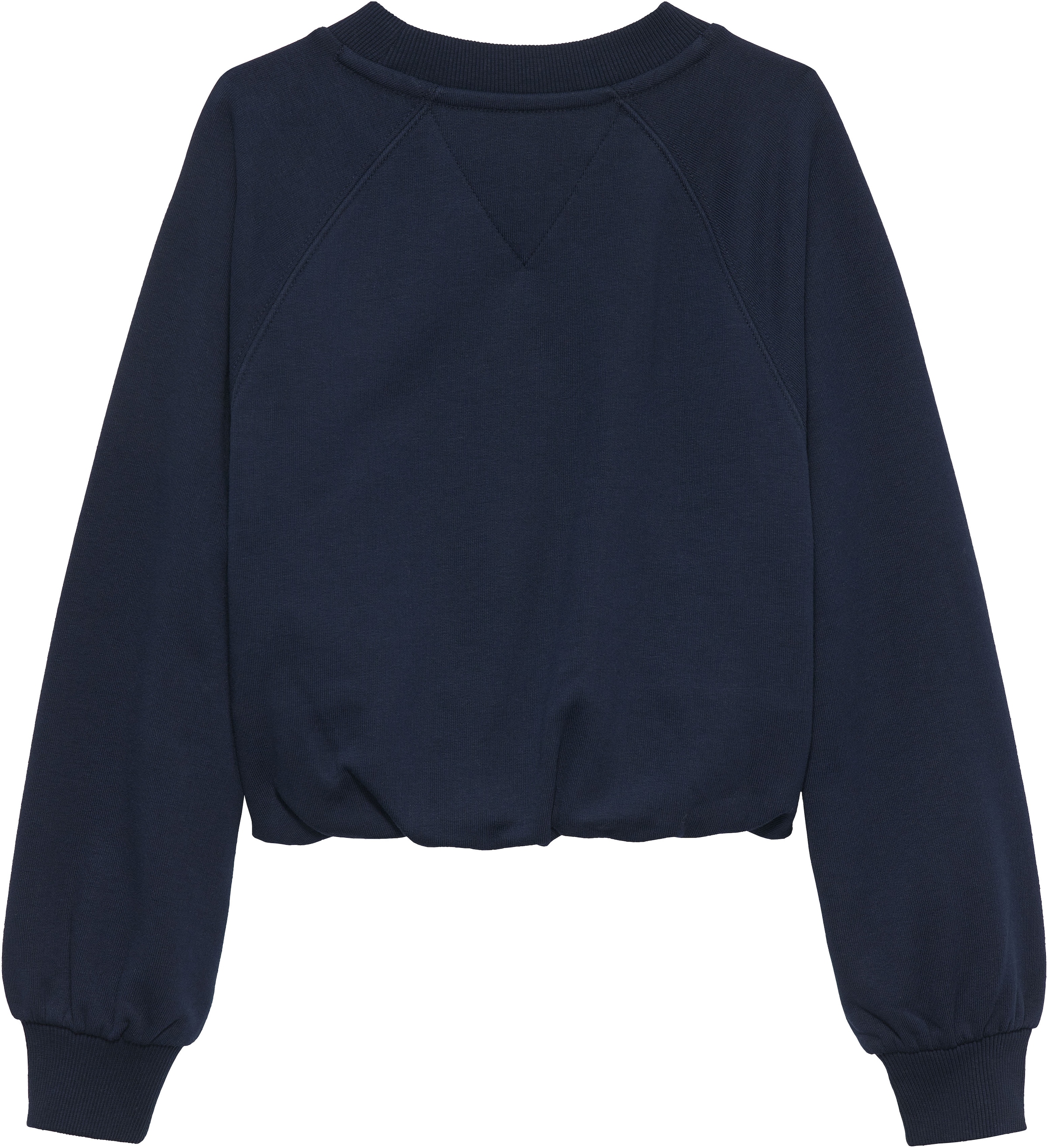 Tommy Hilfiger Sweatshirt »TOMMY WAVE FLAG CREWNECK«, Kinder bis 16 Jahre, verdeckter Saum, relaxed fit
