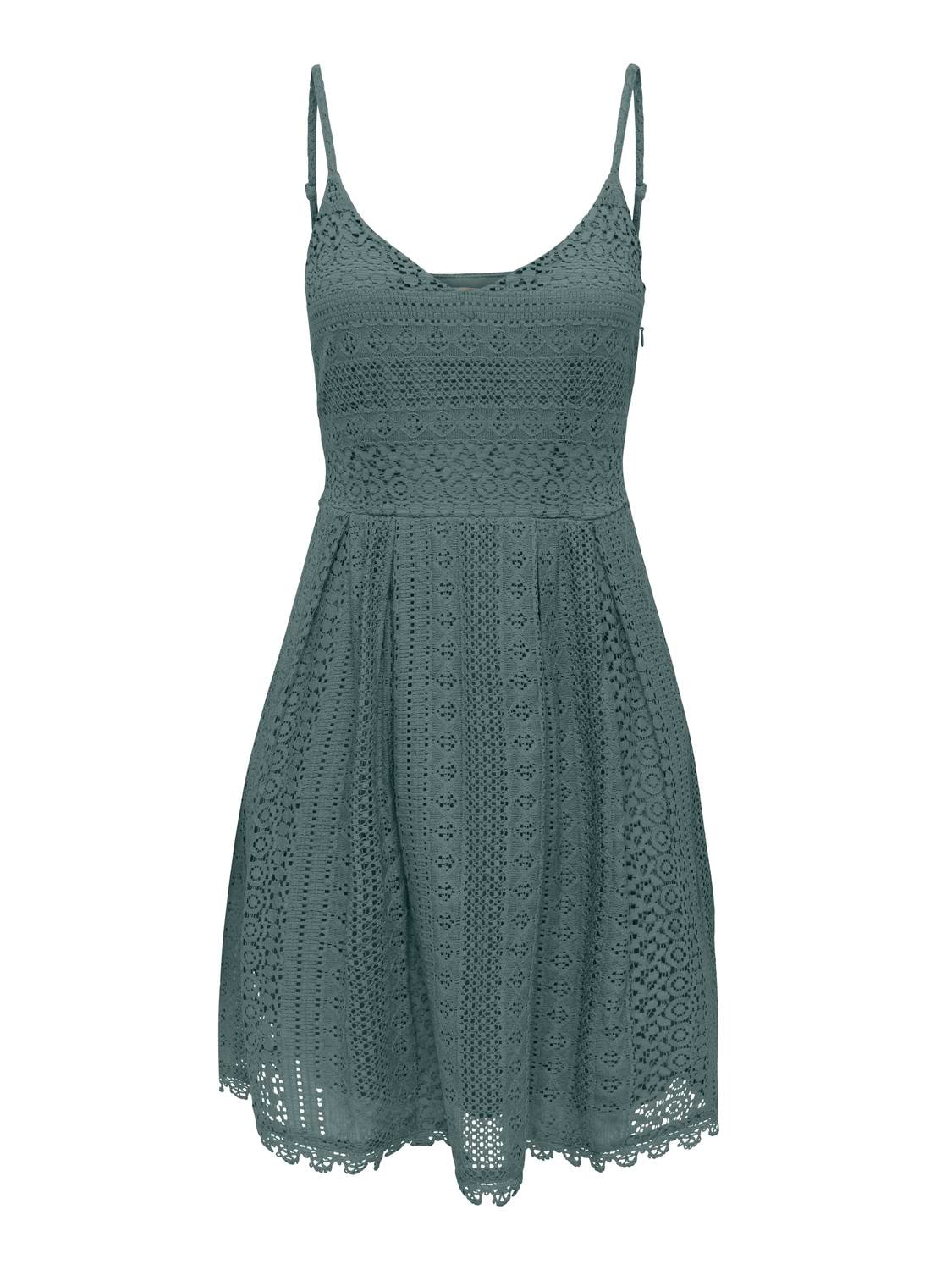 ONLY Trägerkleid »ONLHELENA – Trägerkleid aus Baumwolle für den Sommer« Baumwolle, regular fit, V-Ausschnitt