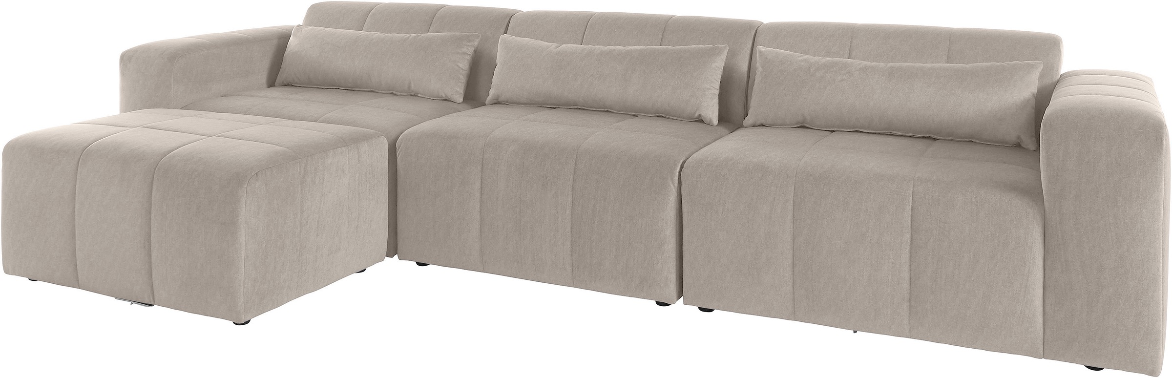 LeGer Home by Lena Gercke Ecksofa »Maileen L-Form«, Modulsofa, bestehend aus 4 Modulen, Farben mixbar