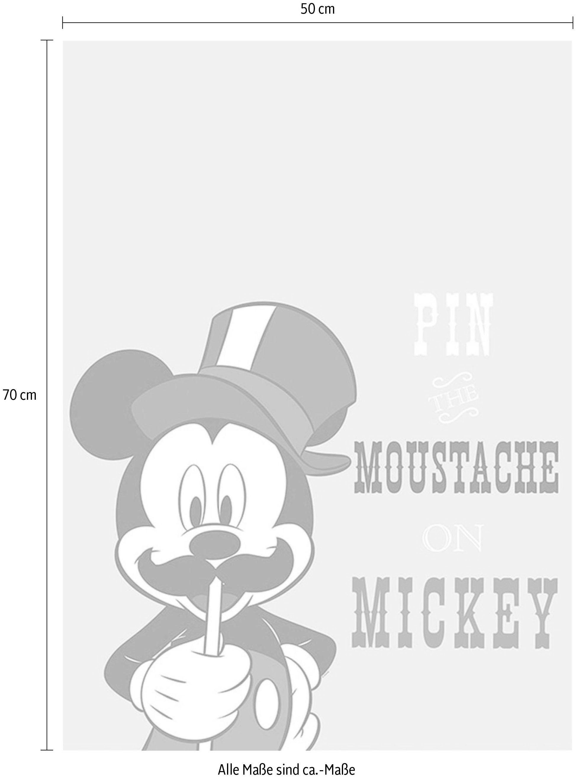 Komar Poster »Mickey Mouse Moustache«, Disney, (1 St.), Kinderzimmer,  Schlafzimmer, Wohnzimmer bei OTTO