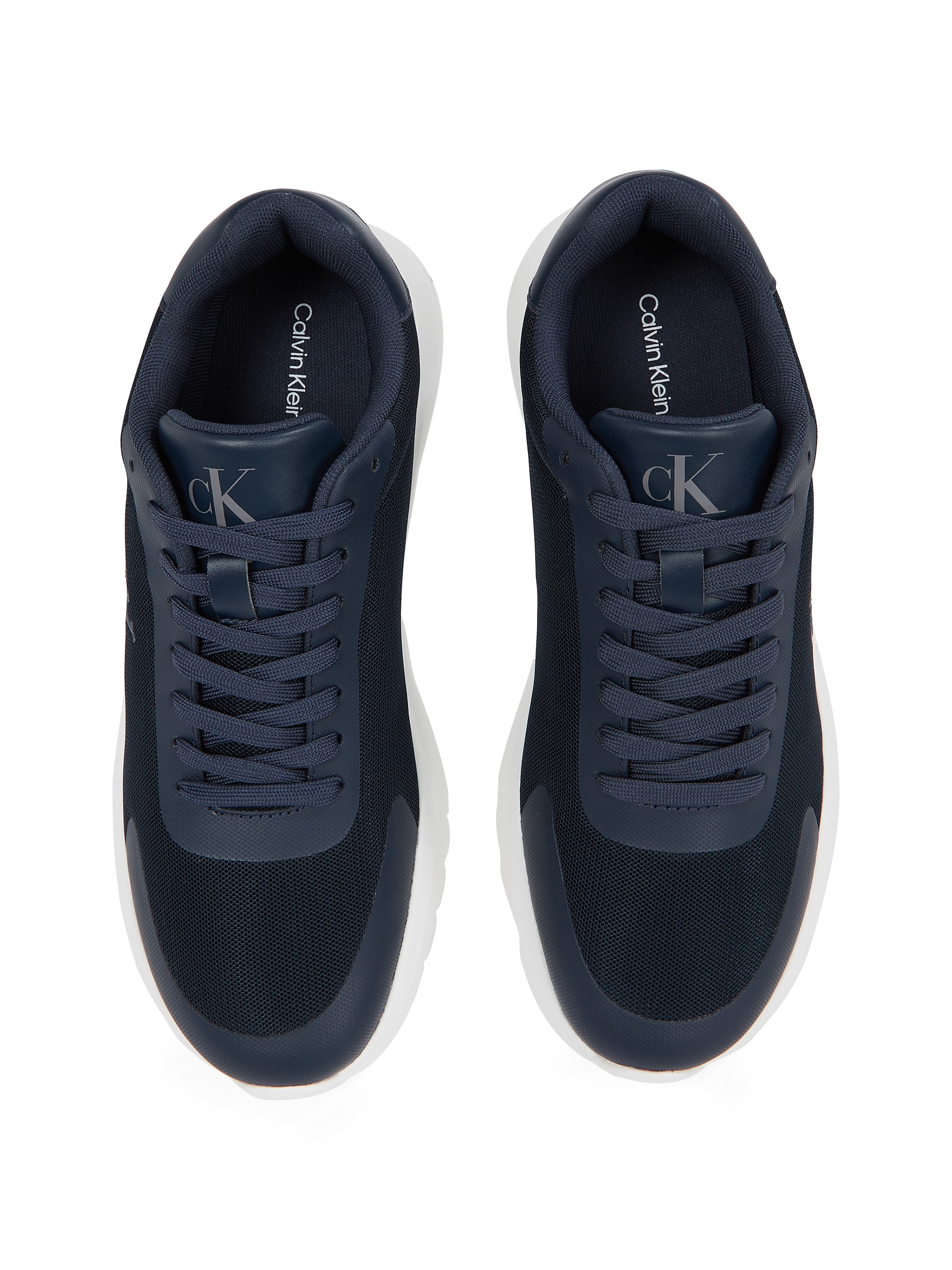 Calvin Klein Jeans Sneaker »3 EVA RUNNER MESH«, Freizeitschuh, Halbschuh, Schnürschuh mit Kontrastbesatz