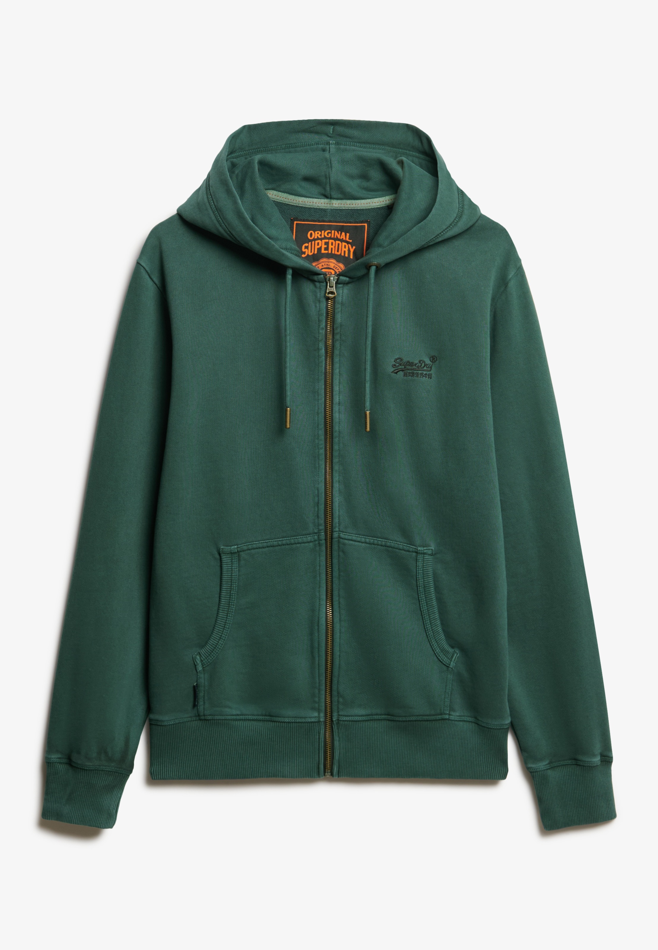 Superdry Kapuzensweatjacke »ESSENTIAL LOGO WASHED ZIPHOOD«