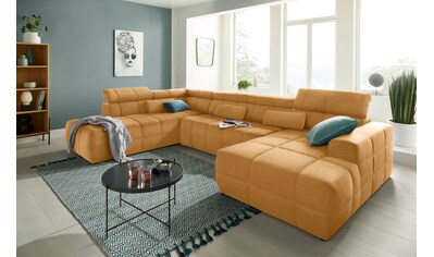 DOMO collection Wohnlandschaft, inklusive Kopfteilverstellung, wahlweise mit Sitztiefenverstellung, frei im Raum stellbar kaufen DOMO collection Wohnlandschaft, inklusive Kopfteilverstellung, wahlweise mit Sitztiefenverstellung, frei im Raum stellbar kaufen