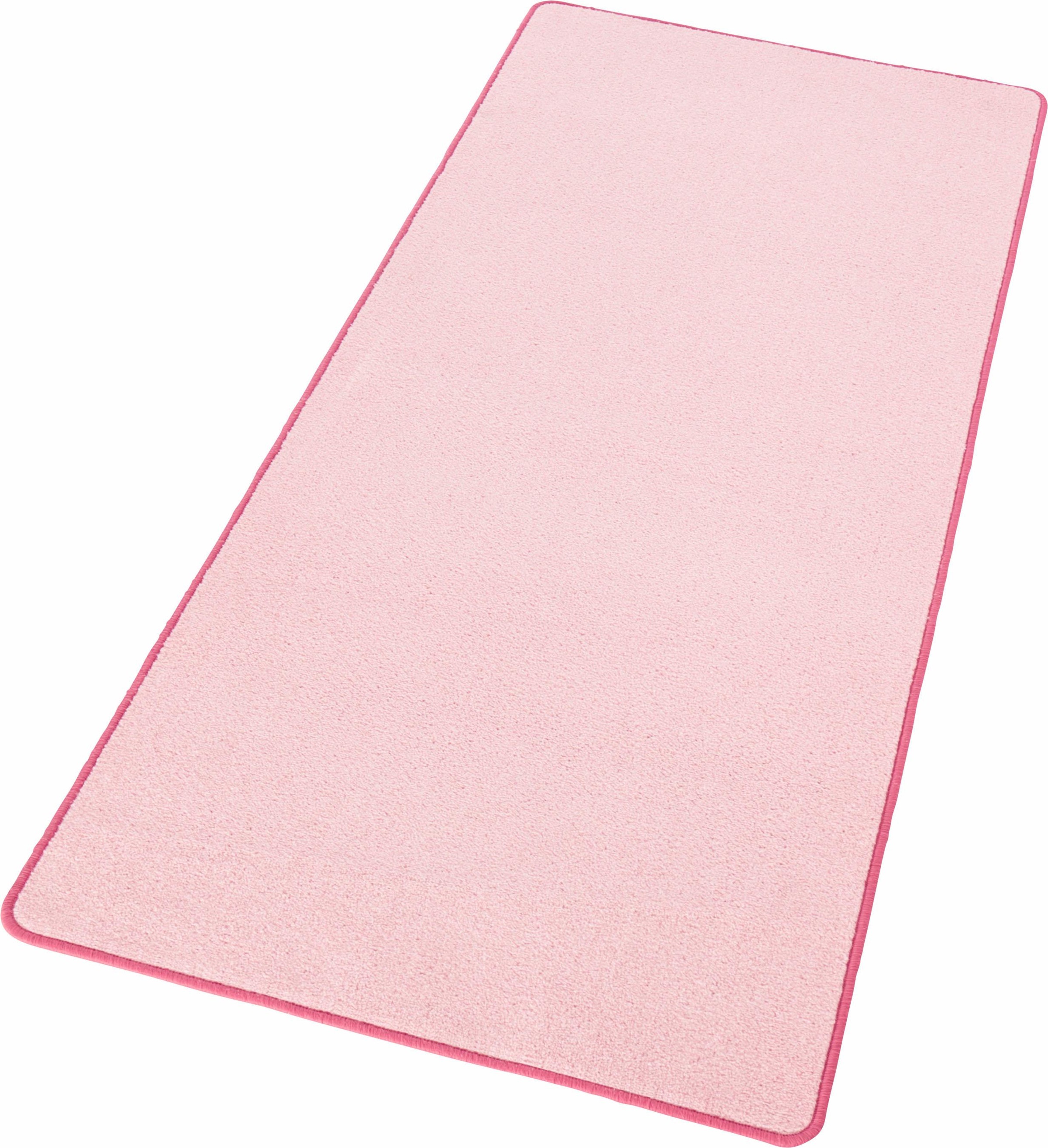 HANSE Home Teppich »Fancy«, rechteckig, 7 mm Höhe, Kurzflor, Läufer, uni, gekettelt, Wohnzimmer, Schlafzimmer, Esszimmer