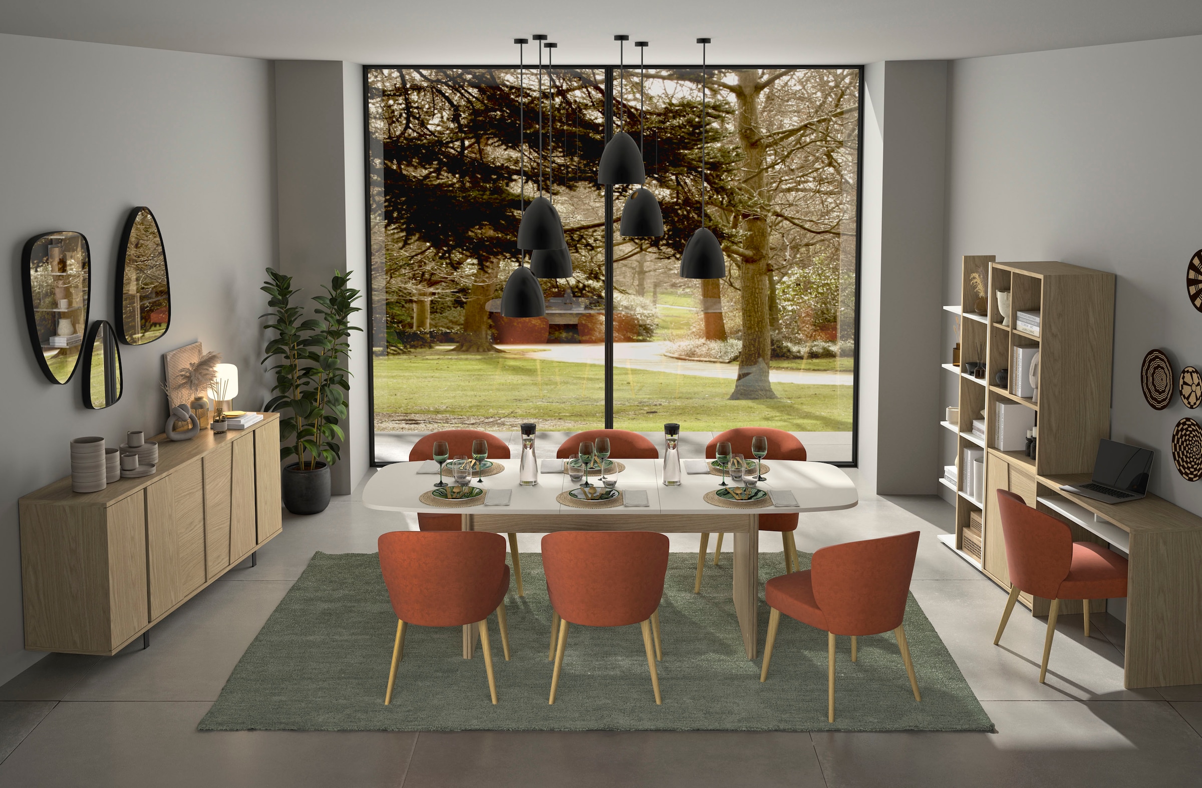Gami Sideboard »SOLENA«, Sideboard 4 Türen