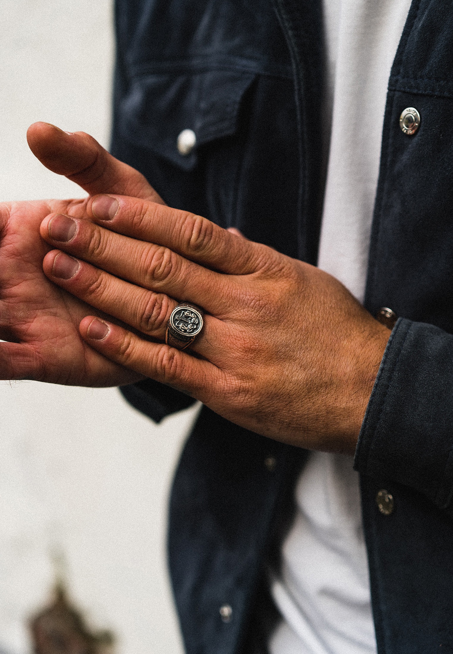 HAZE & GLORY Siegelring »Ring Siegelring - Twin Tiger 925 Silber«